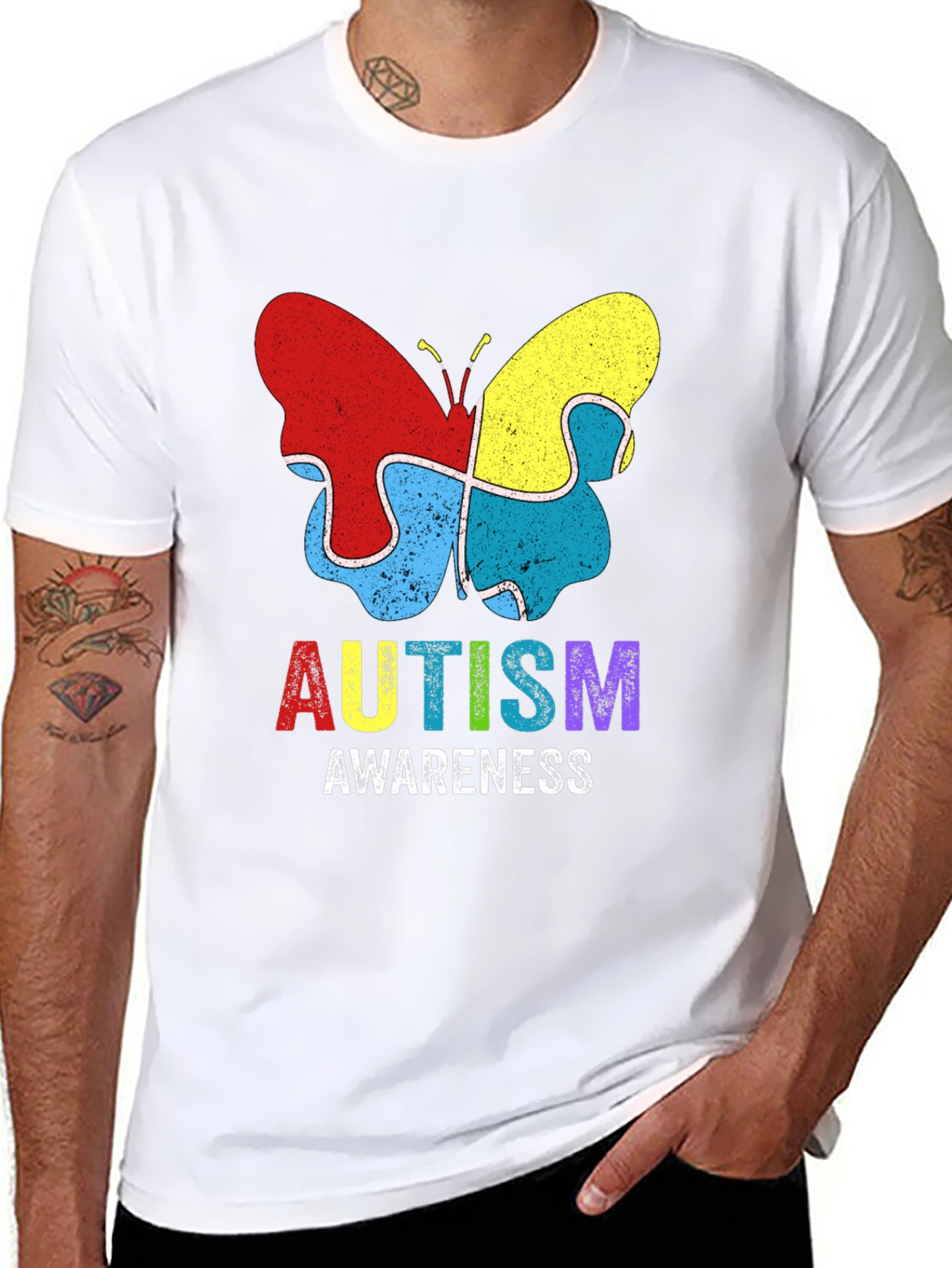Autism Awareness Butterfly T-Shirt