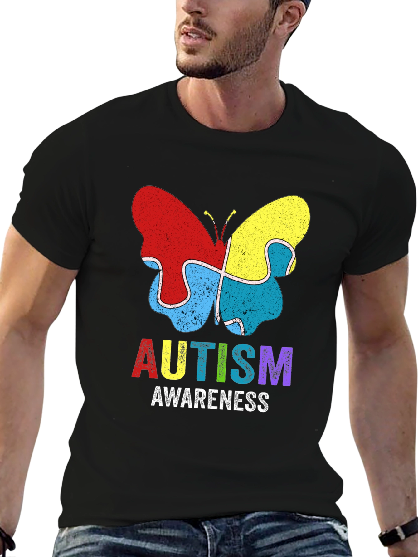 Autism Awareness Butterfly T-Shirt
