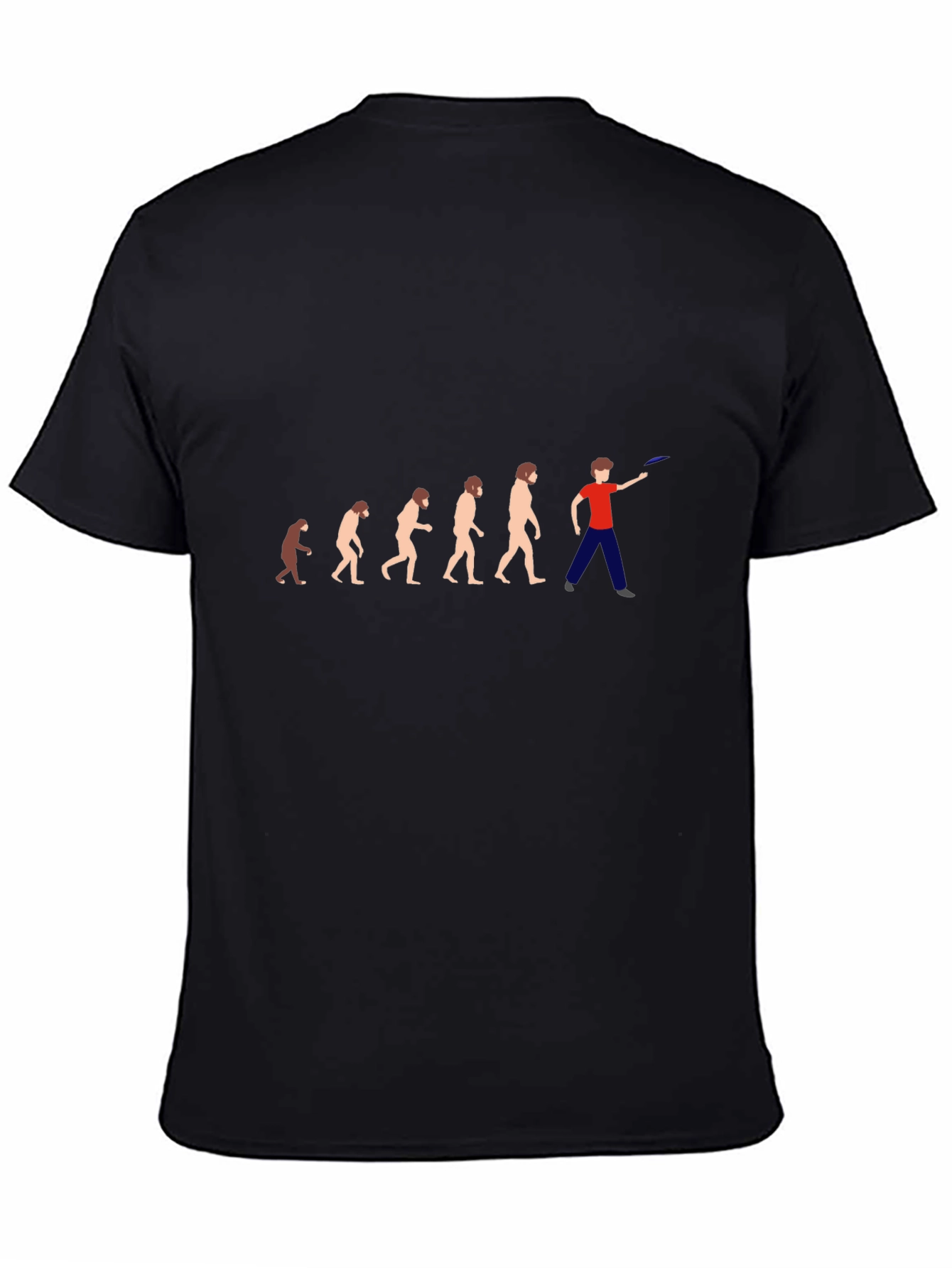 Evolution Ultimate Frisbee T-Shirt - Black