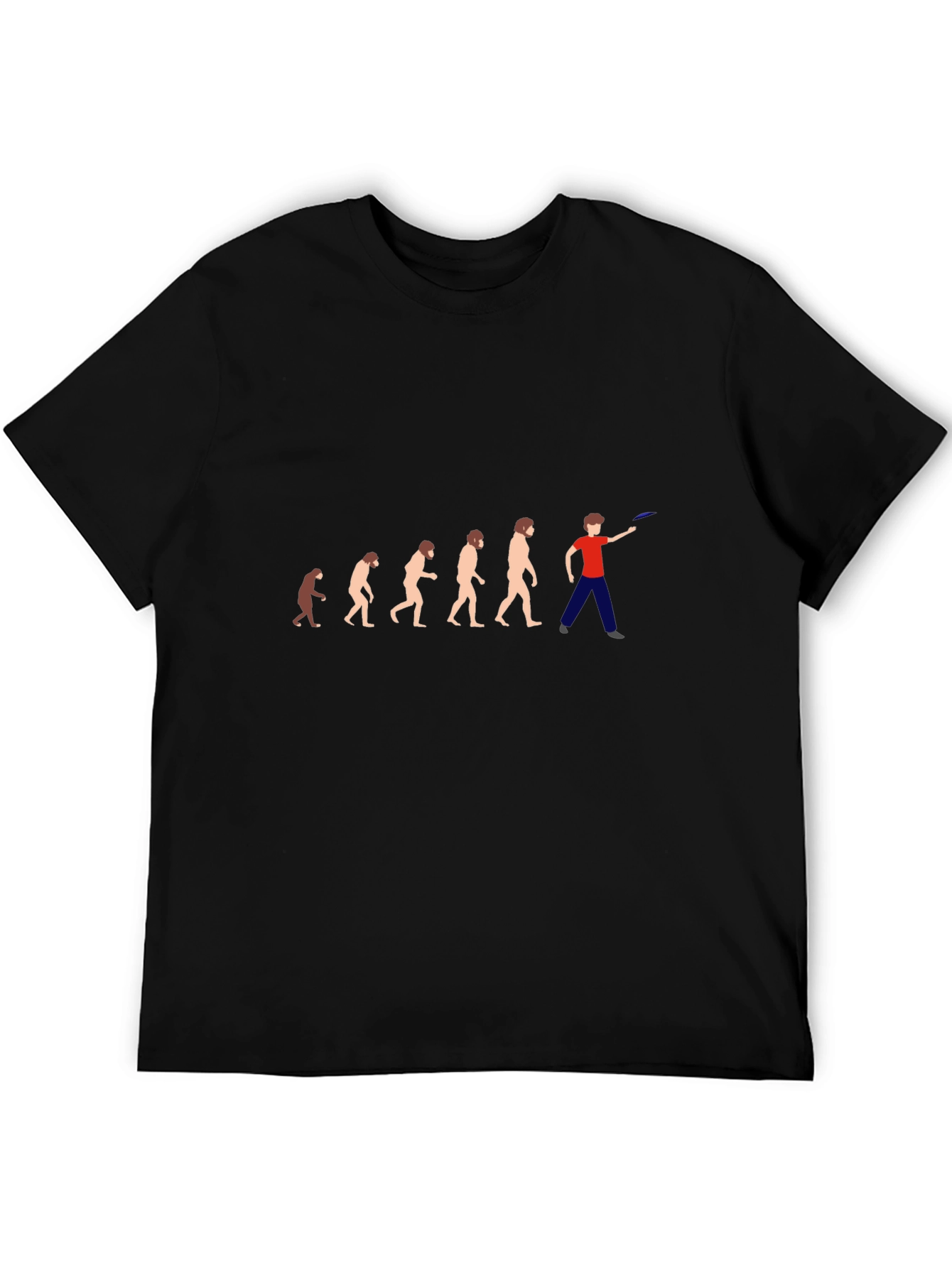 Evolution Ultimate Frisbee T-Shirt - Black