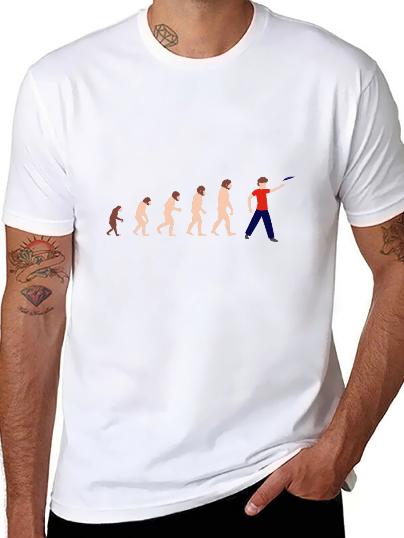 Evolution Ultimate Frisbee T-Shirt - Black
