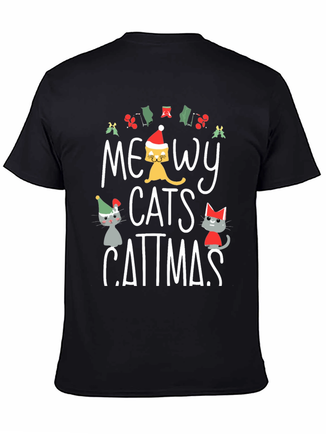 Meowy Catmas Christmas T-Shirt