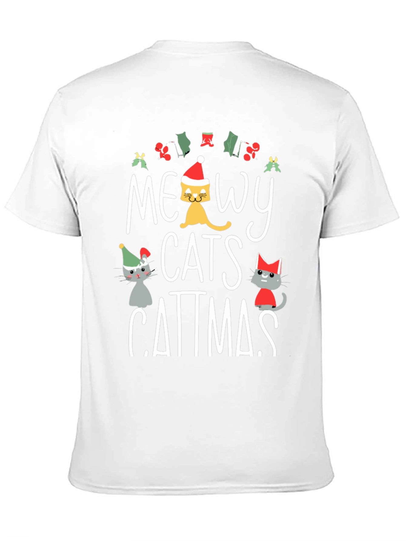 Meowy Catmas Christmas T-Shirt