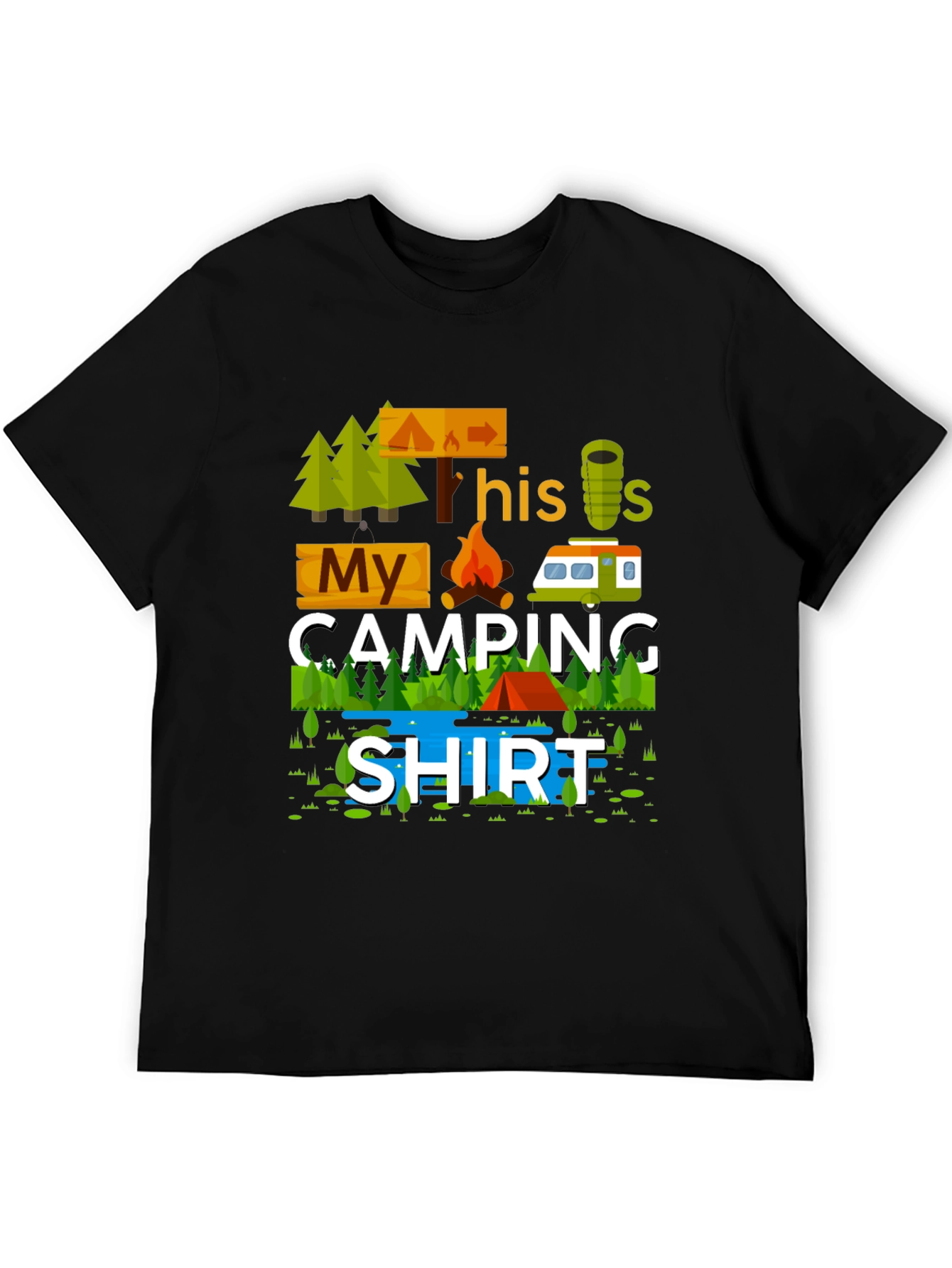 My Camping Shirt Graphic Tee