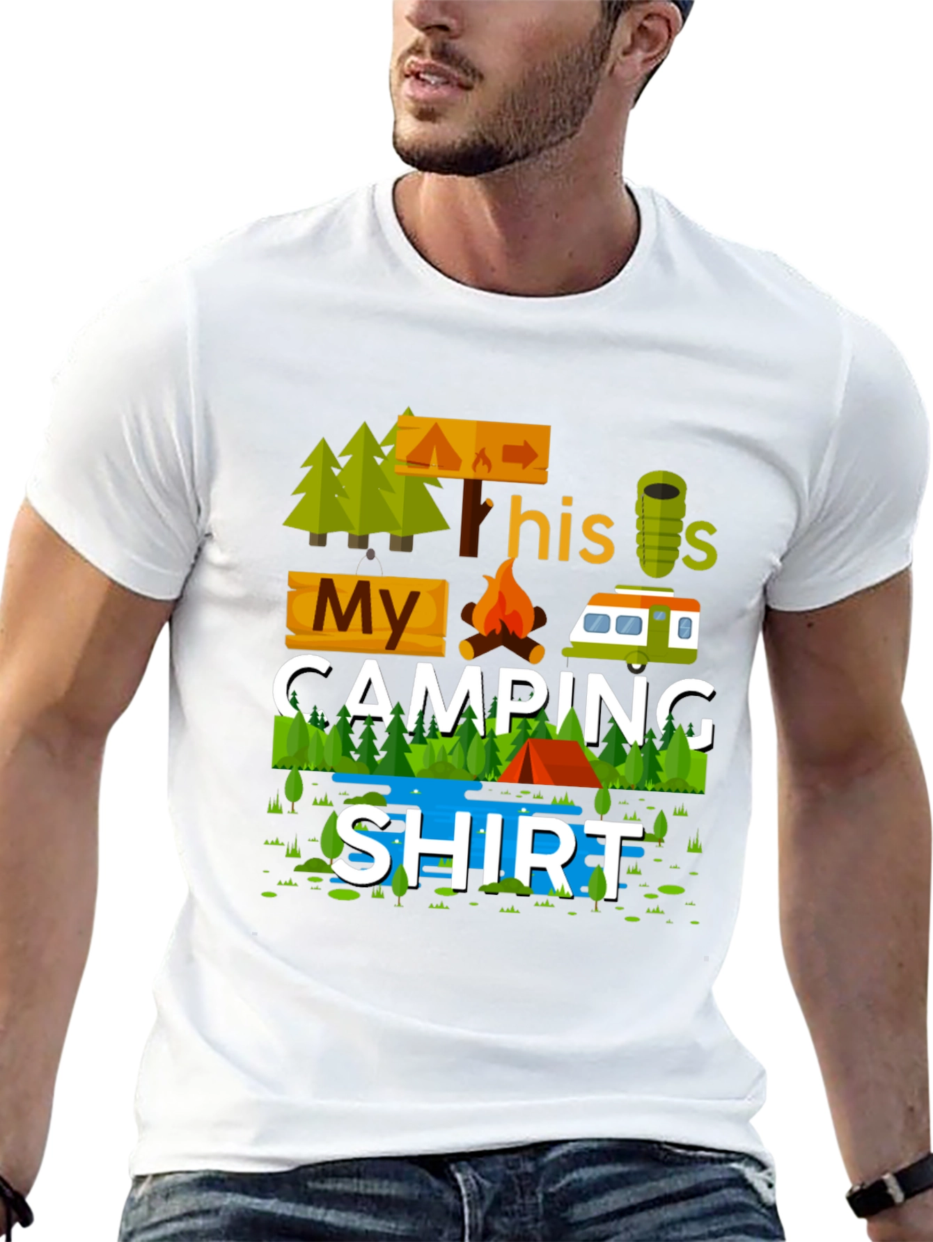 My Camping Shirt Graphic Tee
