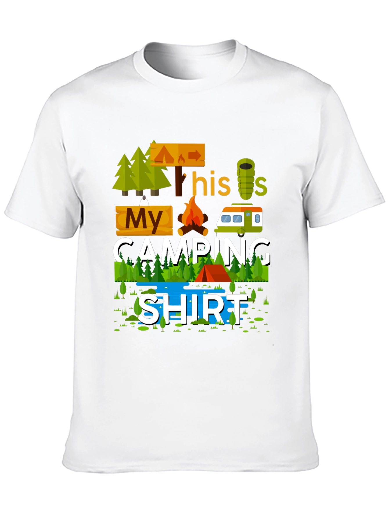 My Camping Shirt Graphic Tee