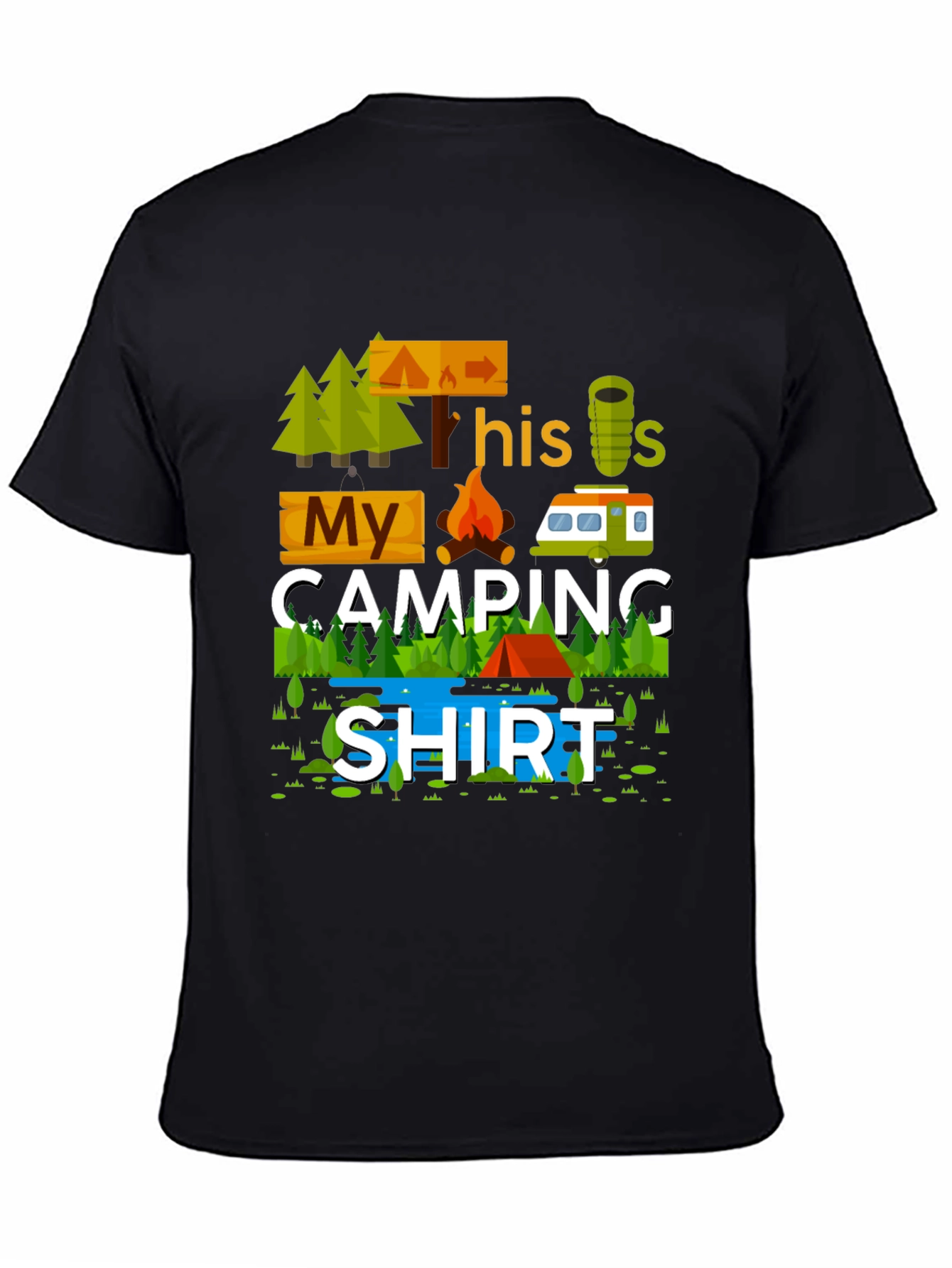 My Camping Shirt Graphic Tee