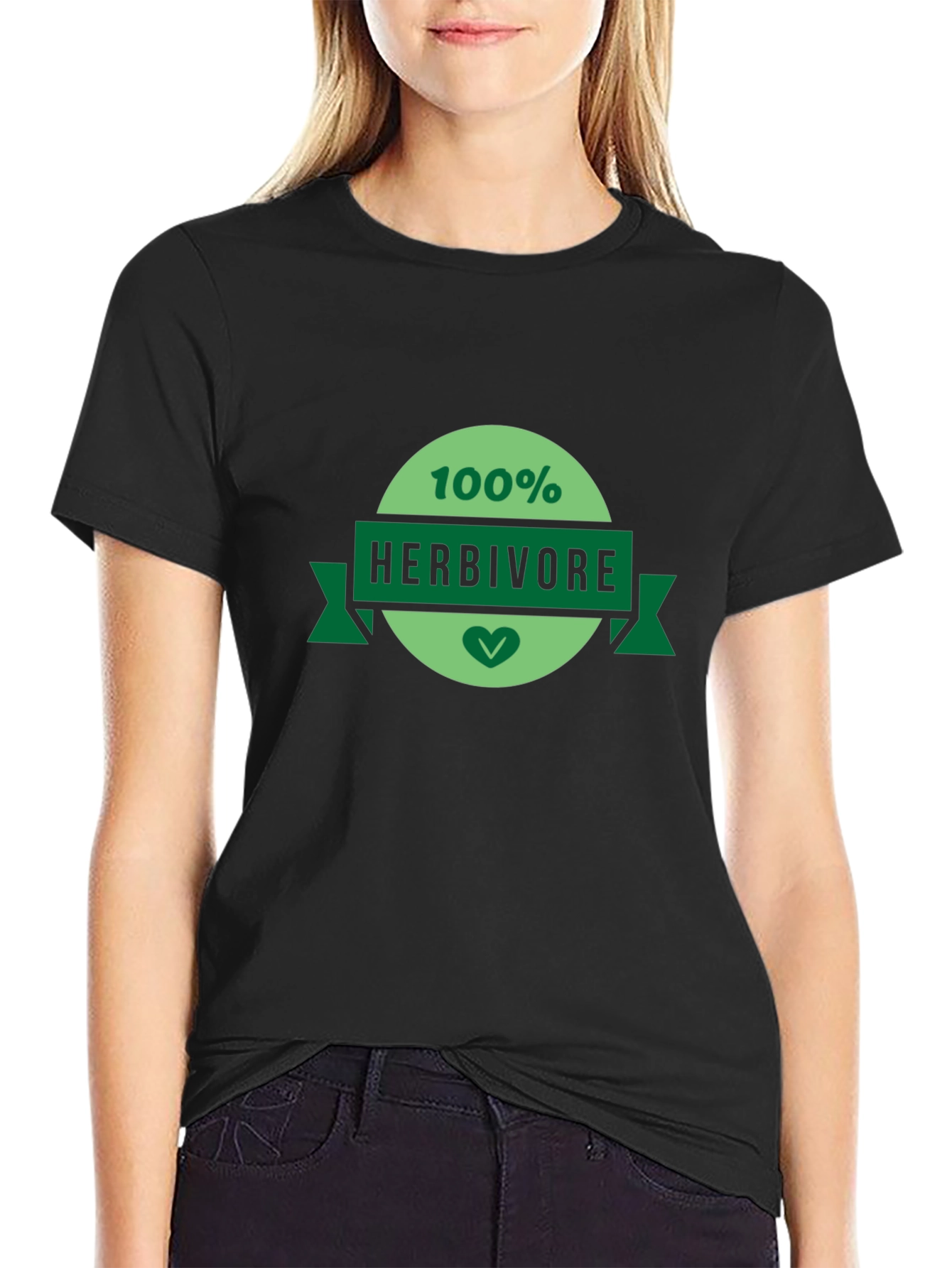 100% Herbivore Graphic T-Shirt - Vegan Friendly Apparel