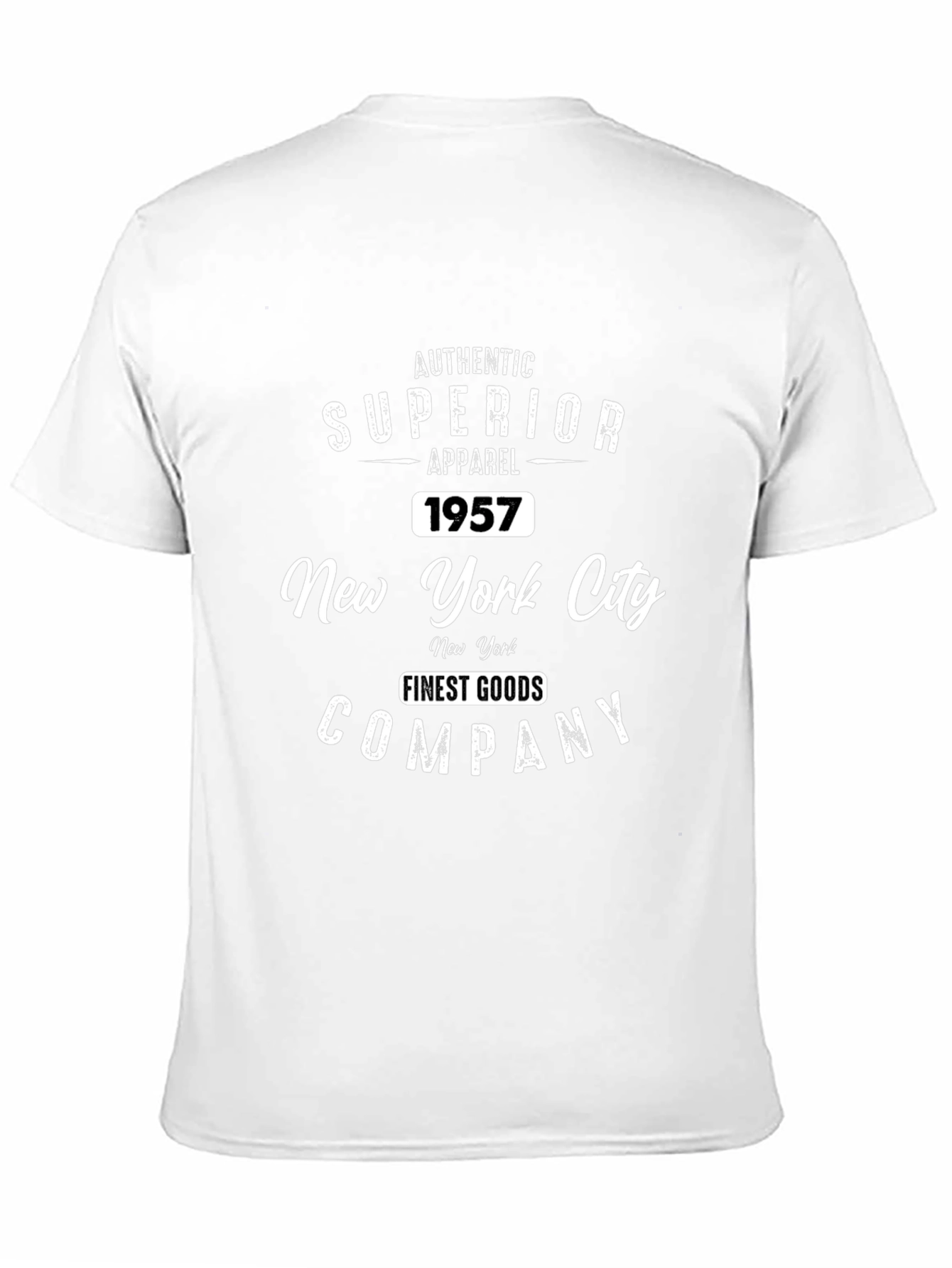 Authentic Superior Apparel 1957 Black T-Shirt