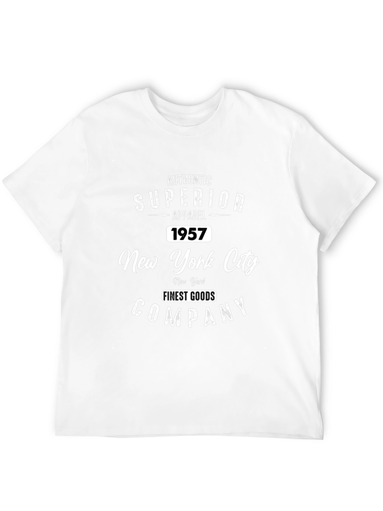 Authentic Superior Apparel 1957 Black T-Shirt