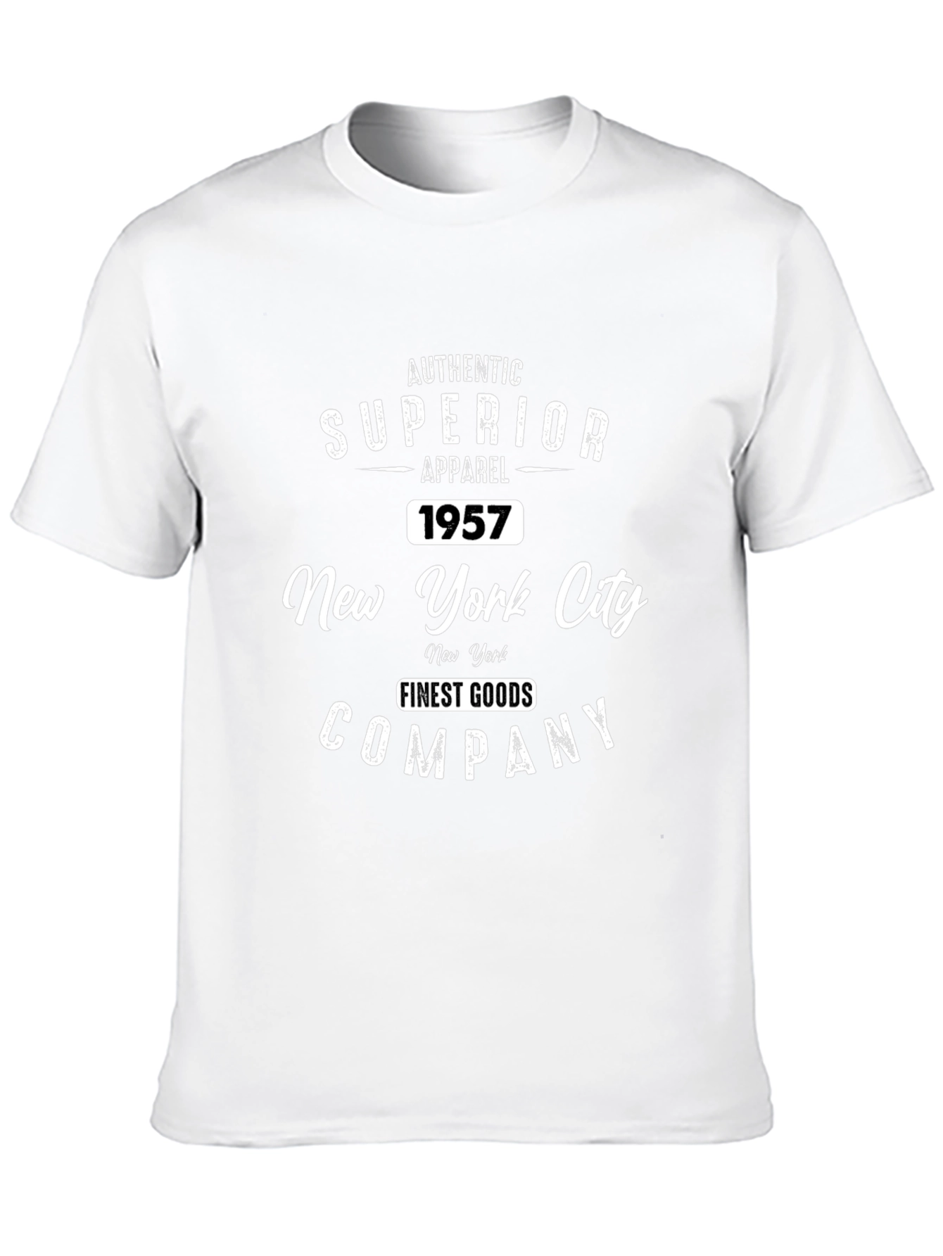 Authentic Superior Apparel 1957 Black T-Shirt