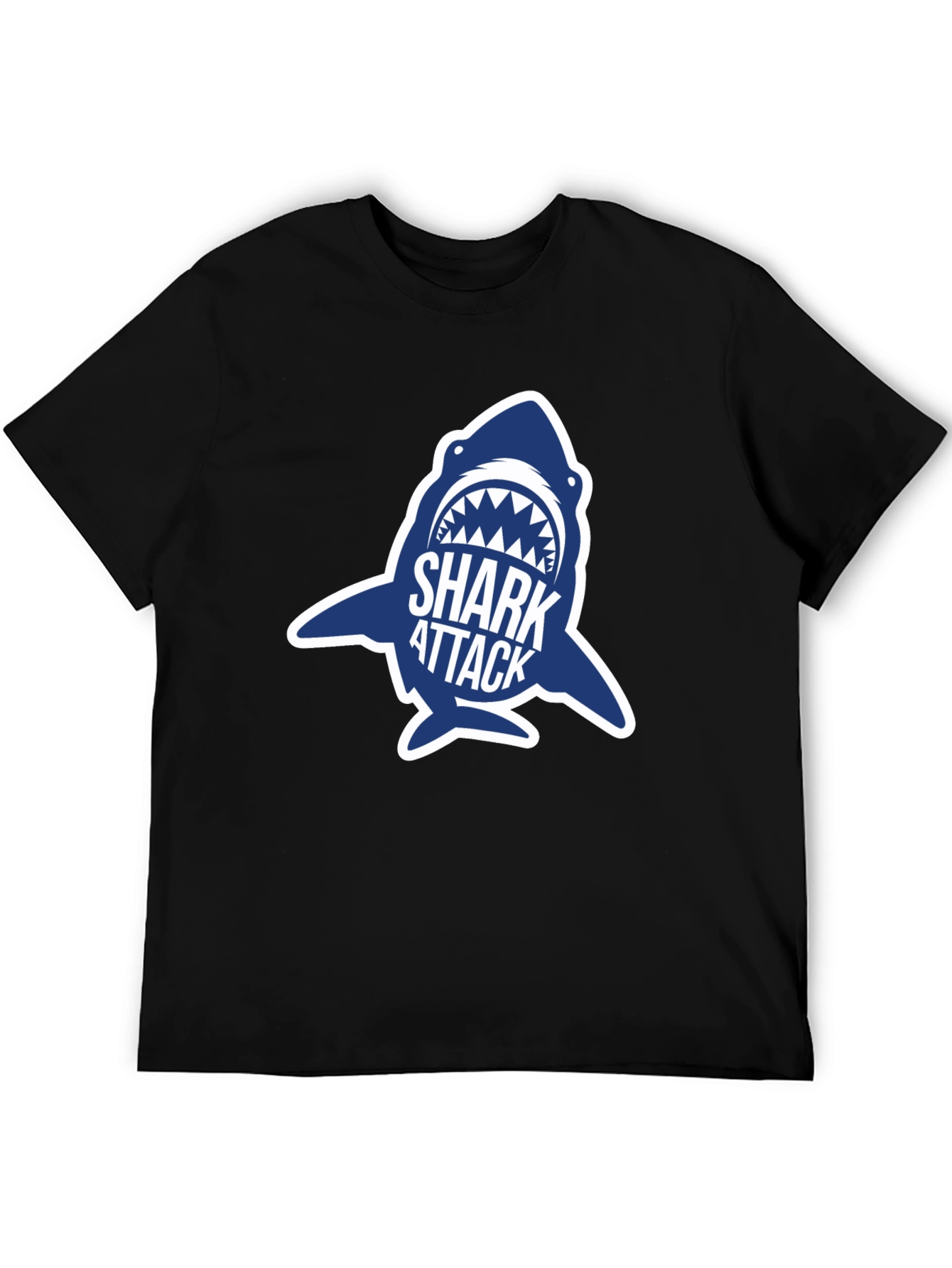 Shark Attack Graphic T-Shirt - Mens Short Sleeve