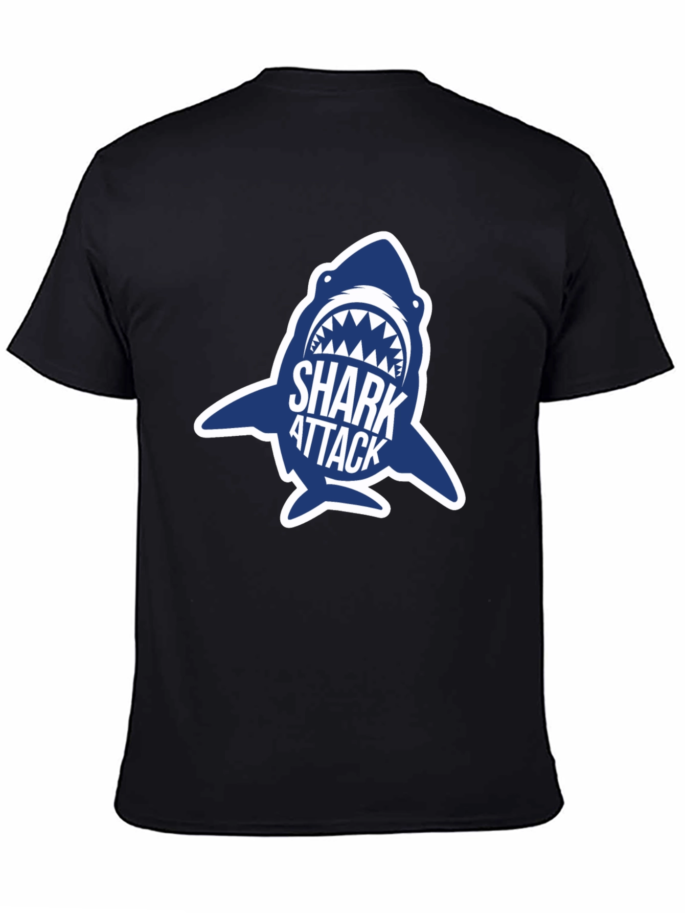 Shark Attack Graphic T-Shirt - Mens Short Sleeve