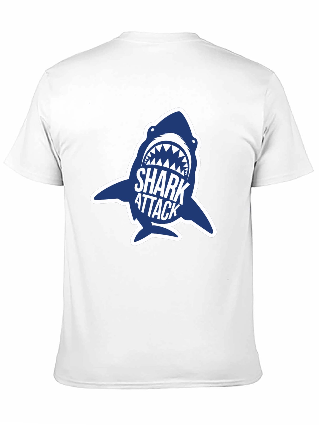 Shark Attack Graphic T-Shirt - Mens Short Sleeve