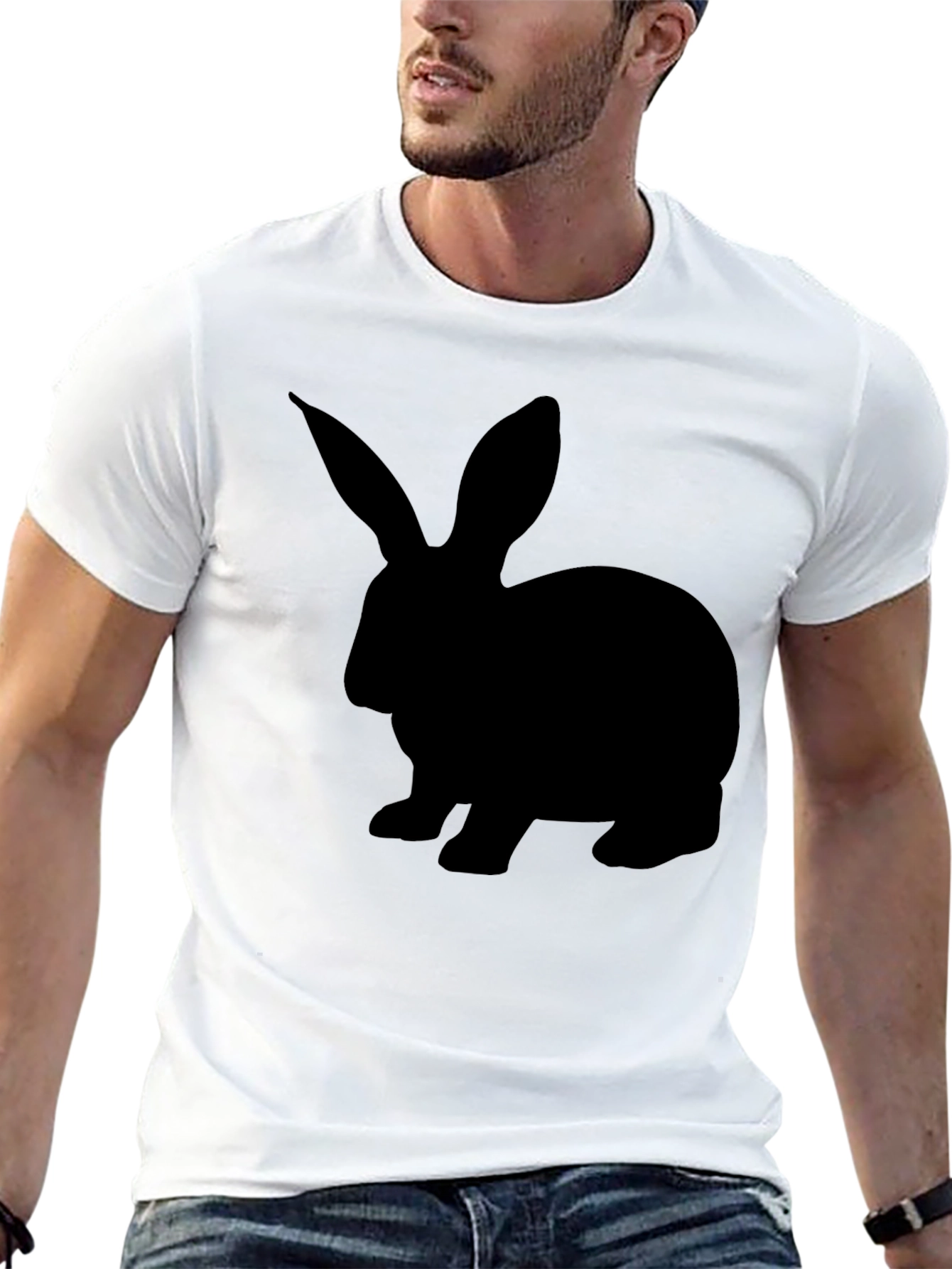 Black Rabbit Graphic T-Shirt