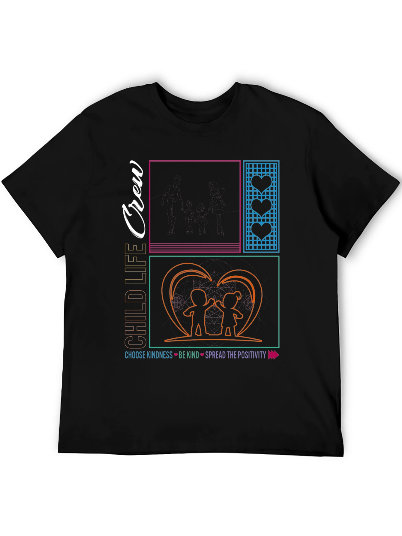 Child Life Crew Graphic Tee - Spread Positivity