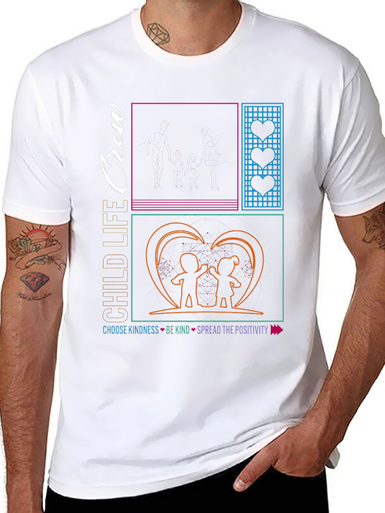 Child Life Crew Graphic Tee - Spread Positivity