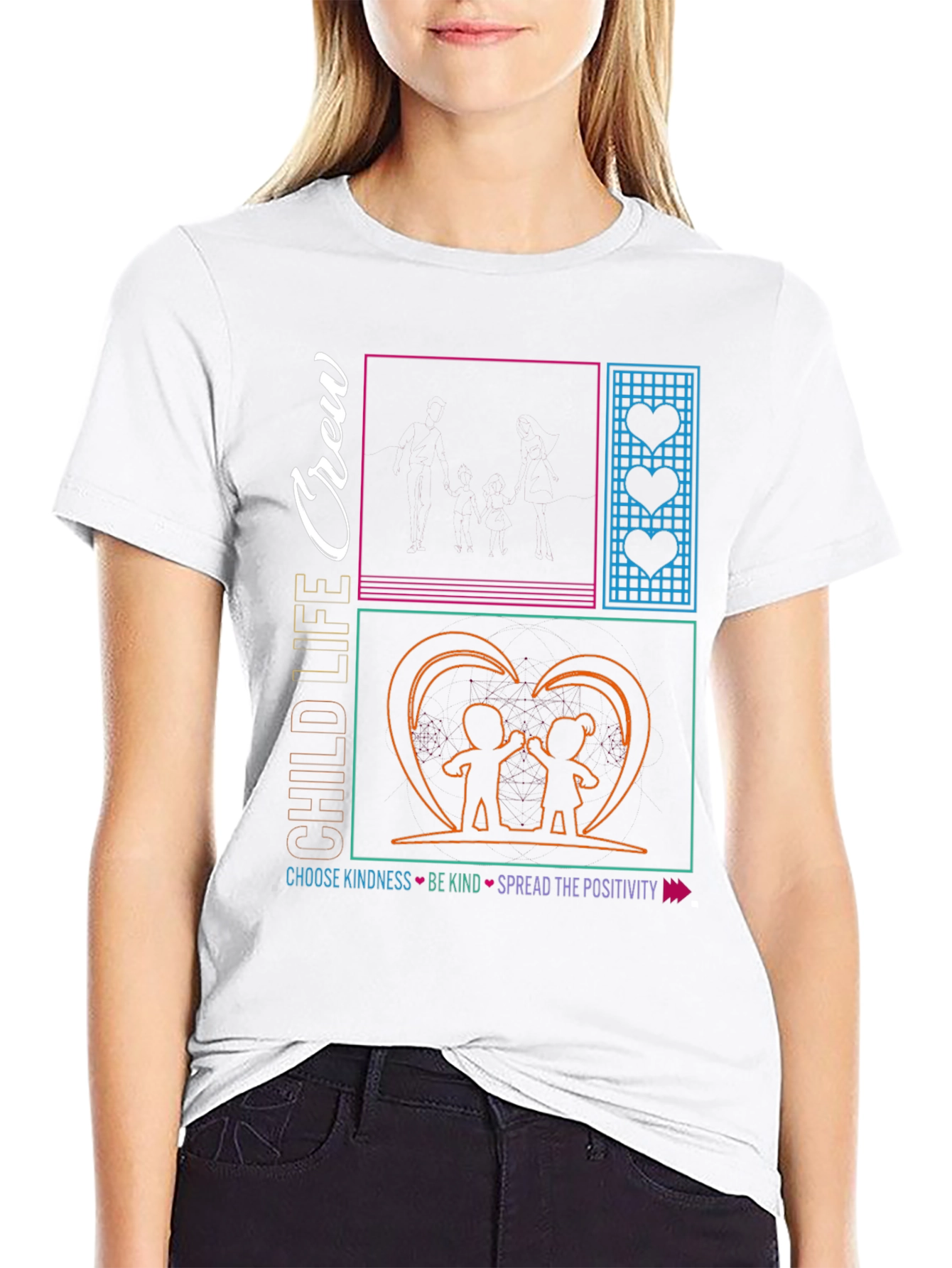 Child Life Crew Graphic Tee - Spread Positivity