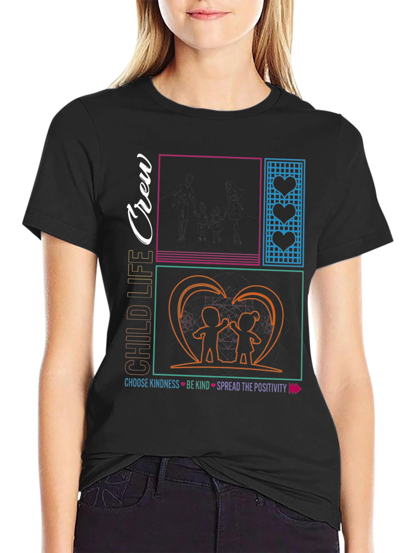 Child Life Crew Graphic Tee - Spread Positivity