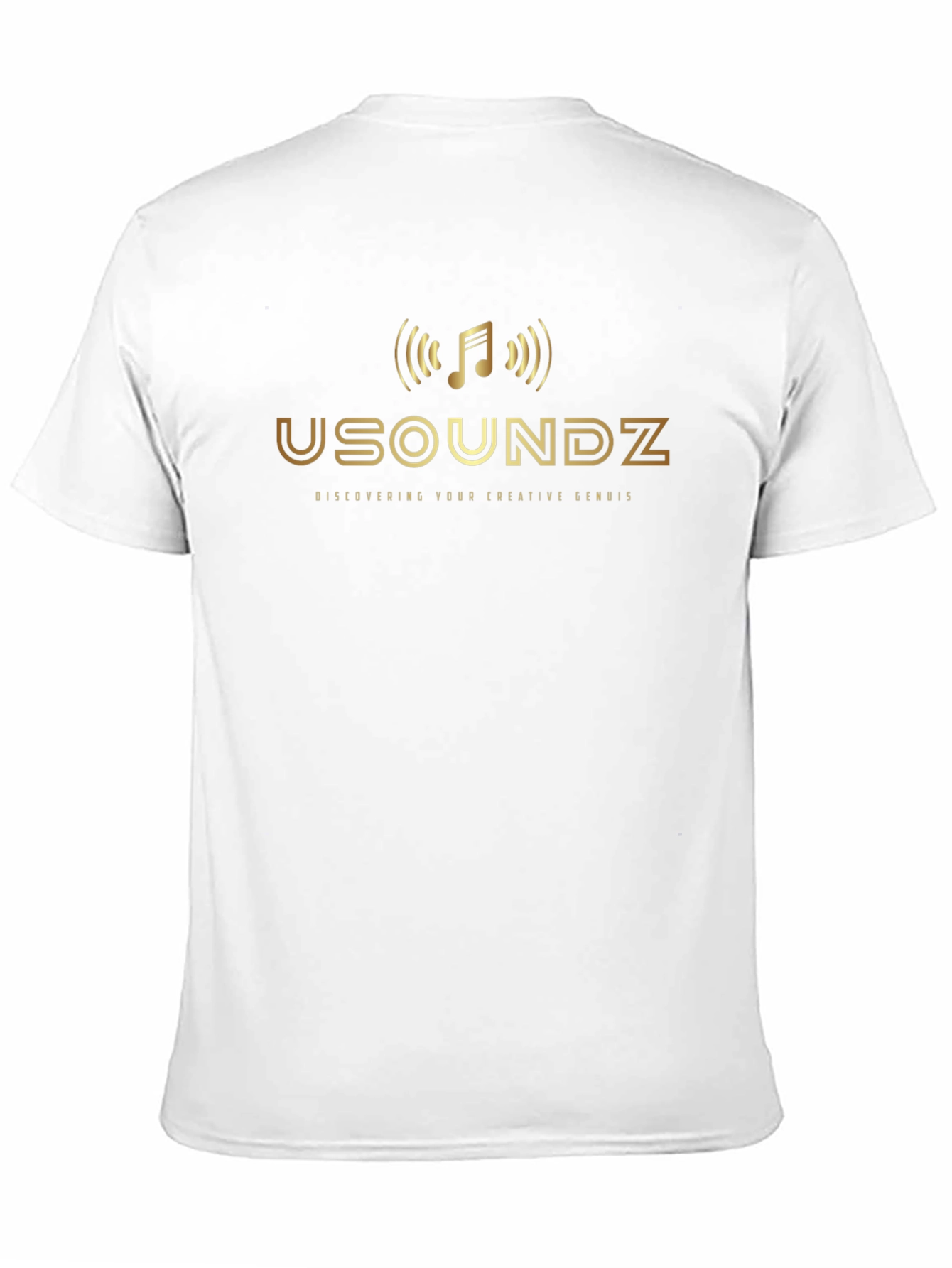USOUNDZ Black Graphic Tee - Discover Your Creative Genius