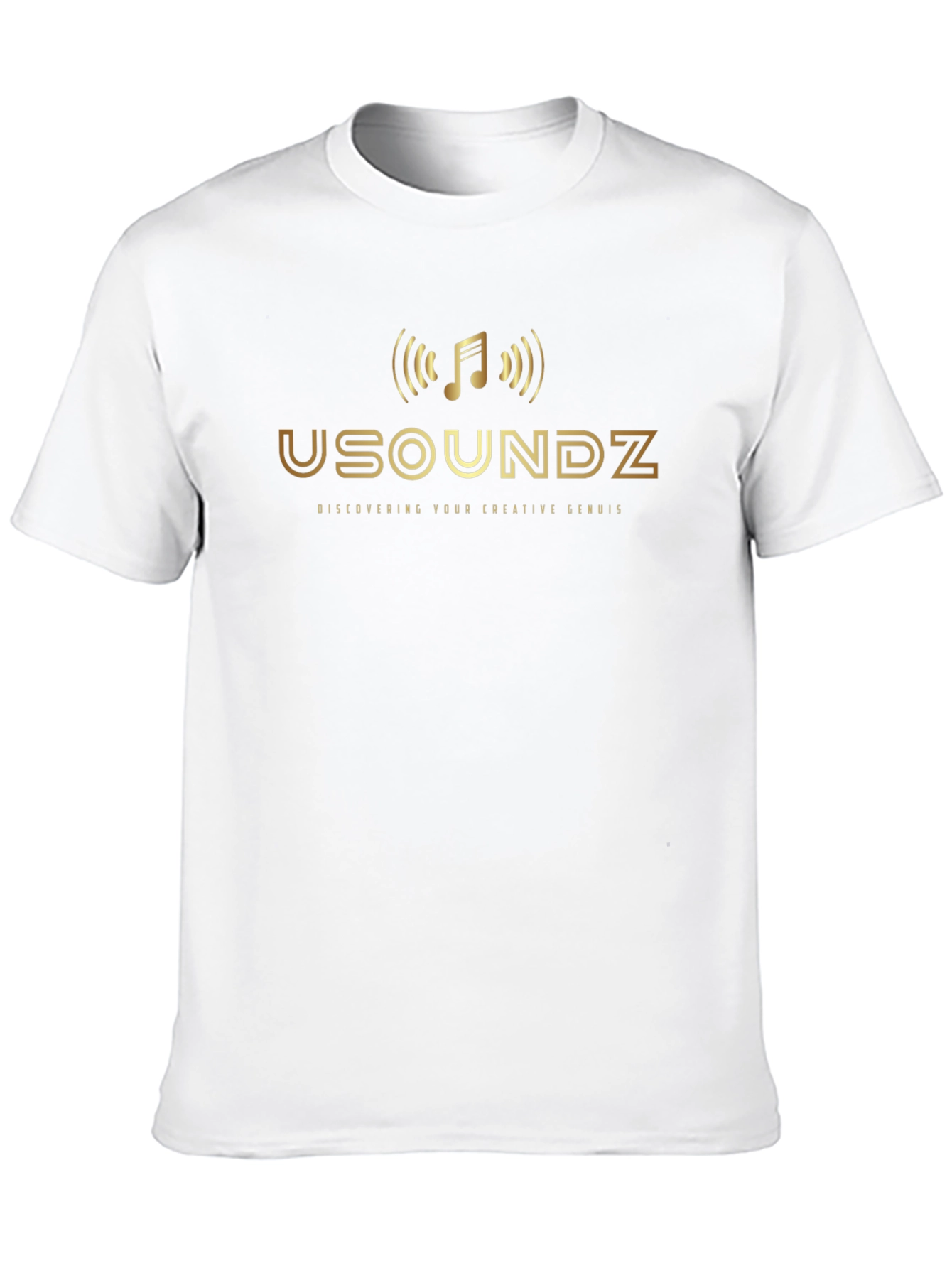 USOUNDZ Black Graphic Tee - Discover Your Creative Genius
