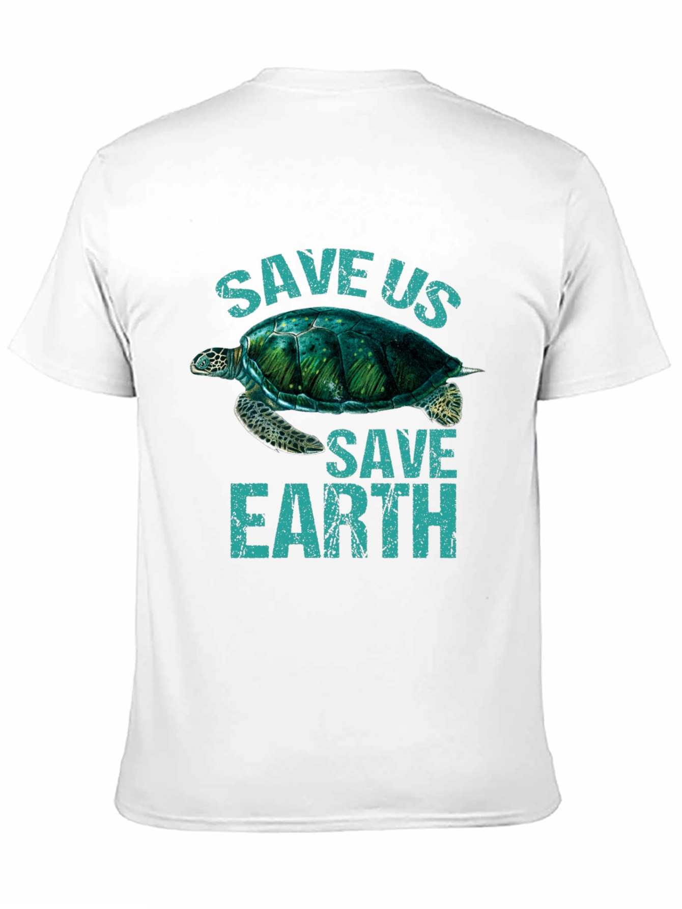 Save the Earth Turtle Graphic Tee