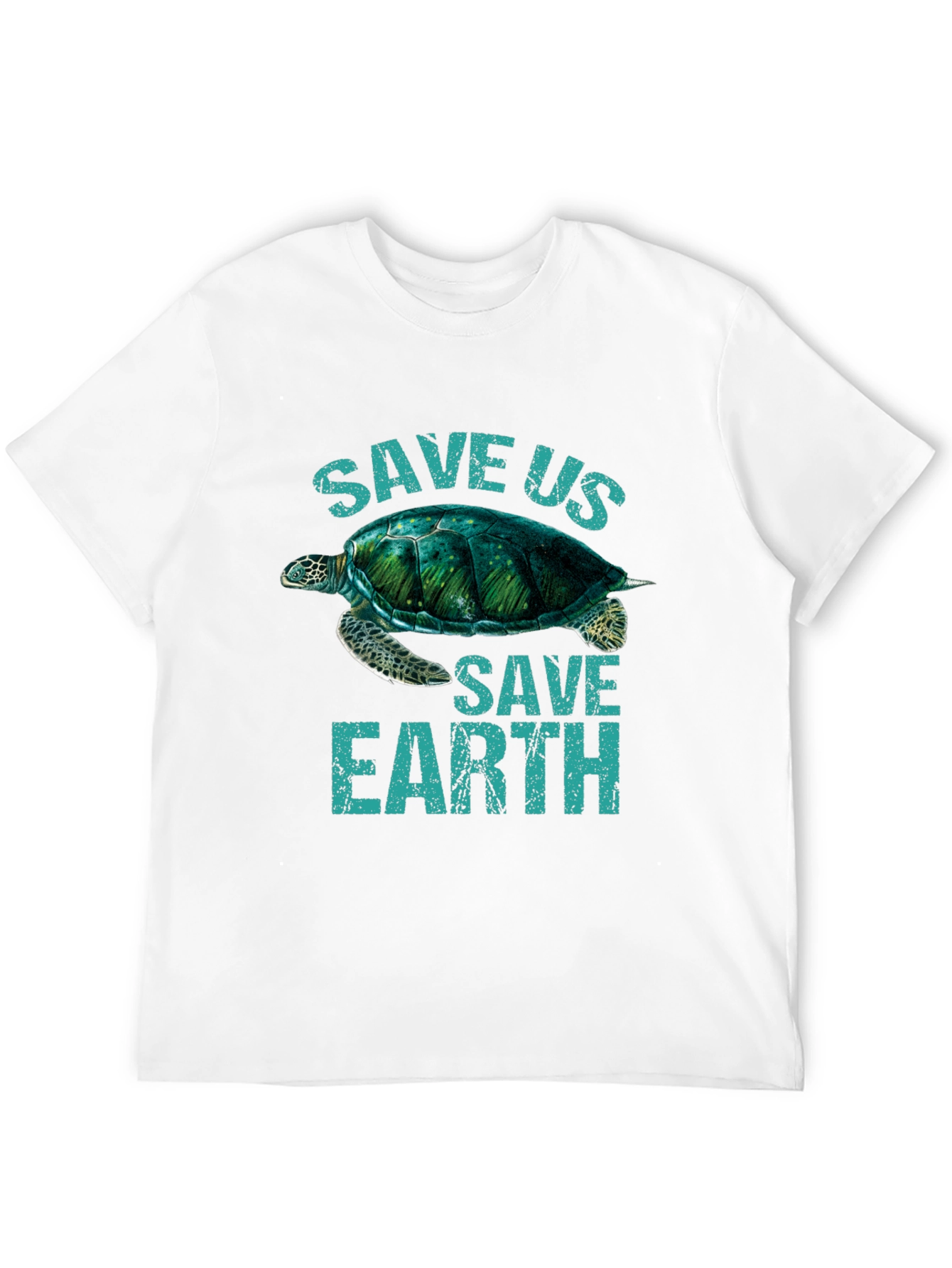 Save the Earth Turtle Graphic Tee