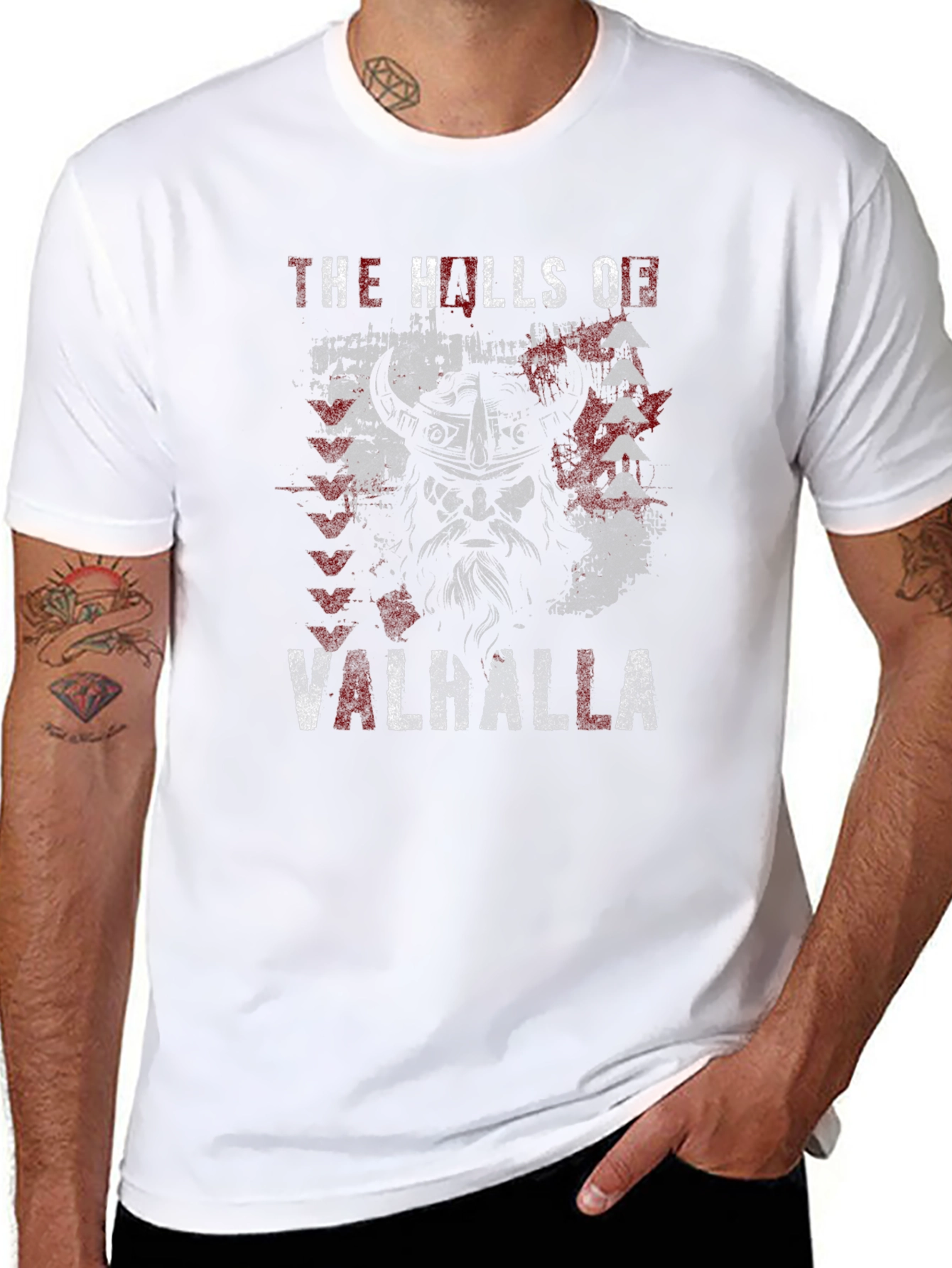 The Hills of Valhalla Viking T-Shirt