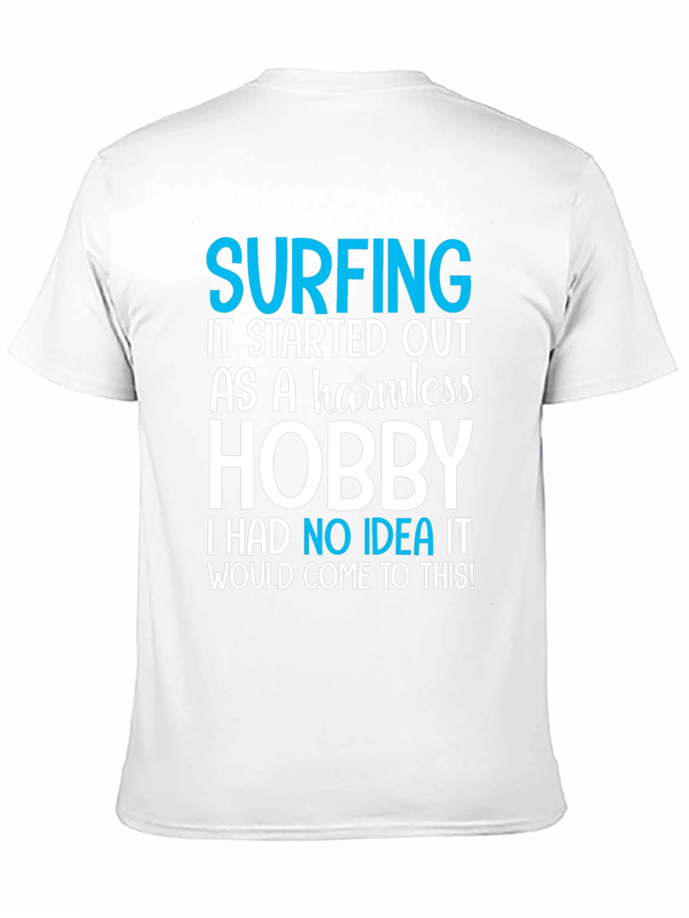 Surfing Hobby Graphic Tee - Comfortable Cotton