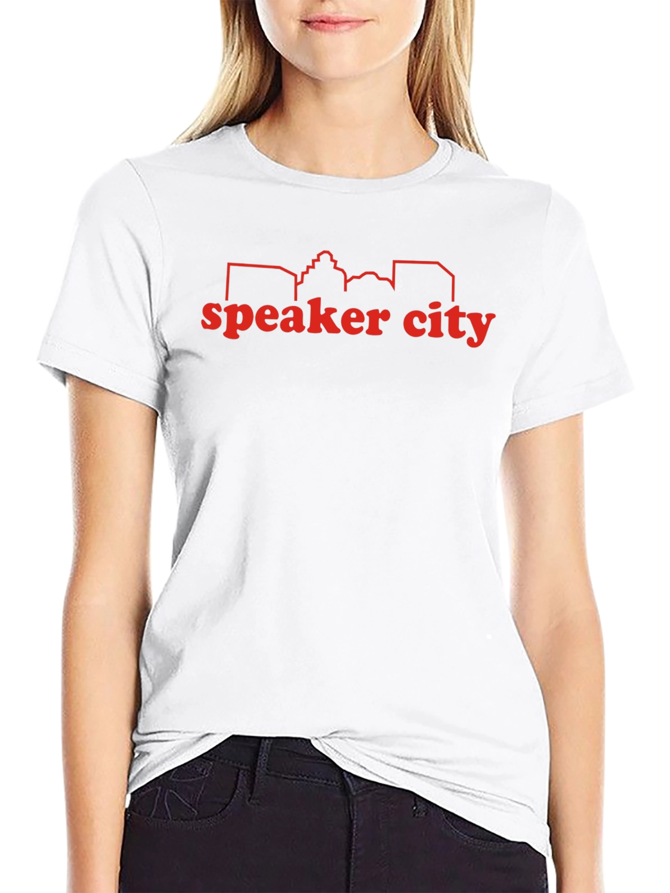 Speaker City Graphic Tee - Mens Black T-Shirt