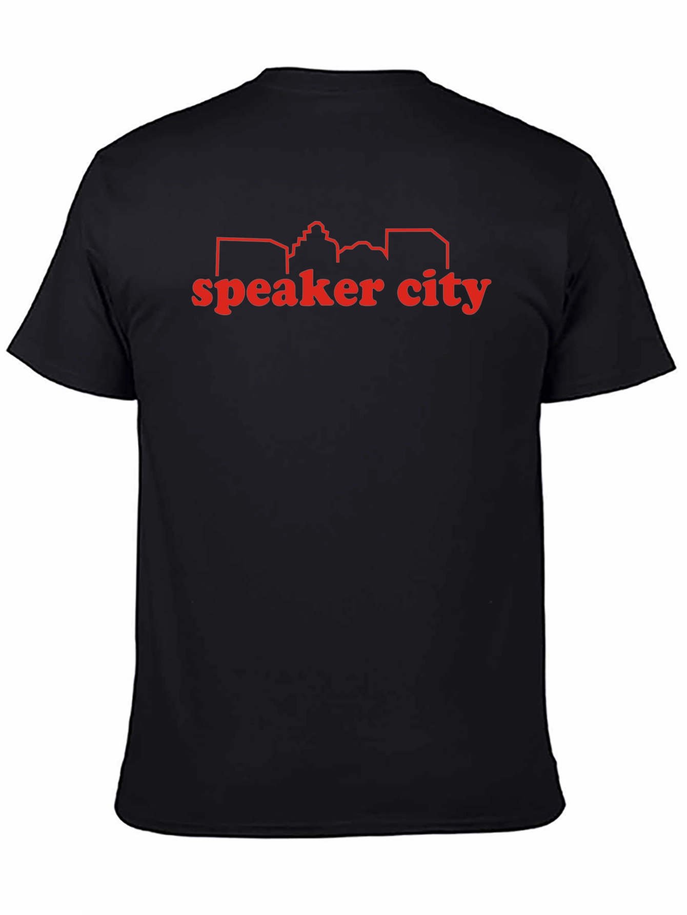 Speaker City Graphic Tee - Mens Black T-Shirt