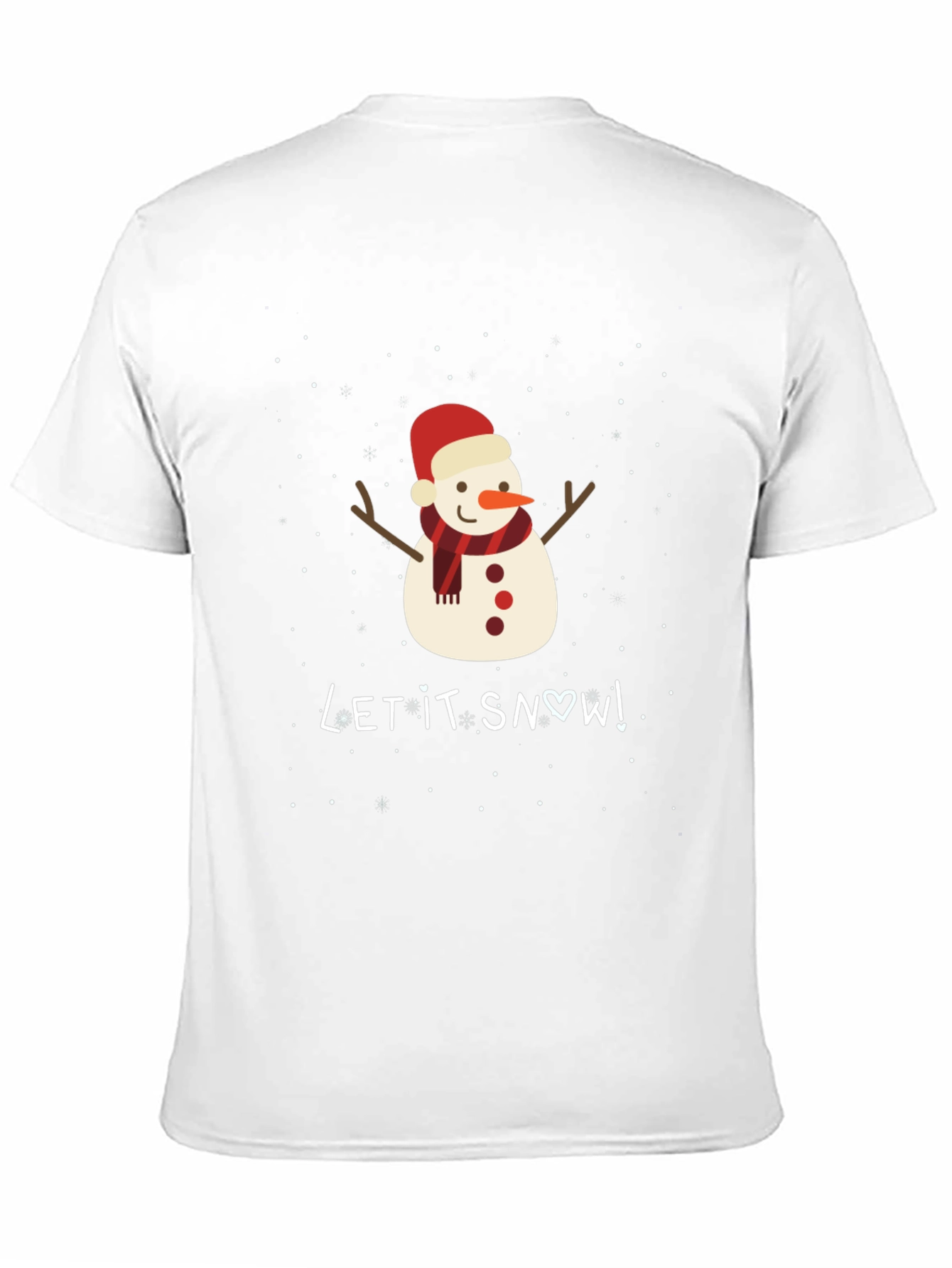 Snowman Graphic T-Shirt - Holiday Festive Tee