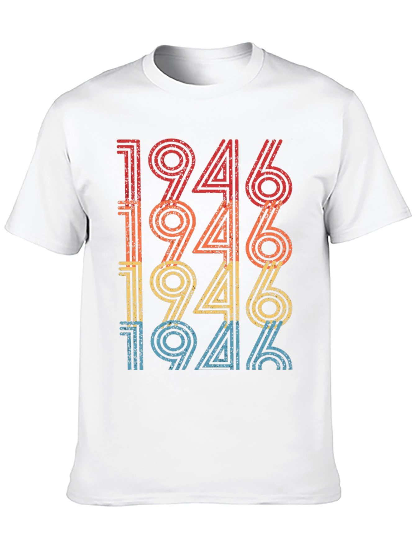 Retro 1946 Birthday Graphic T-Shirt