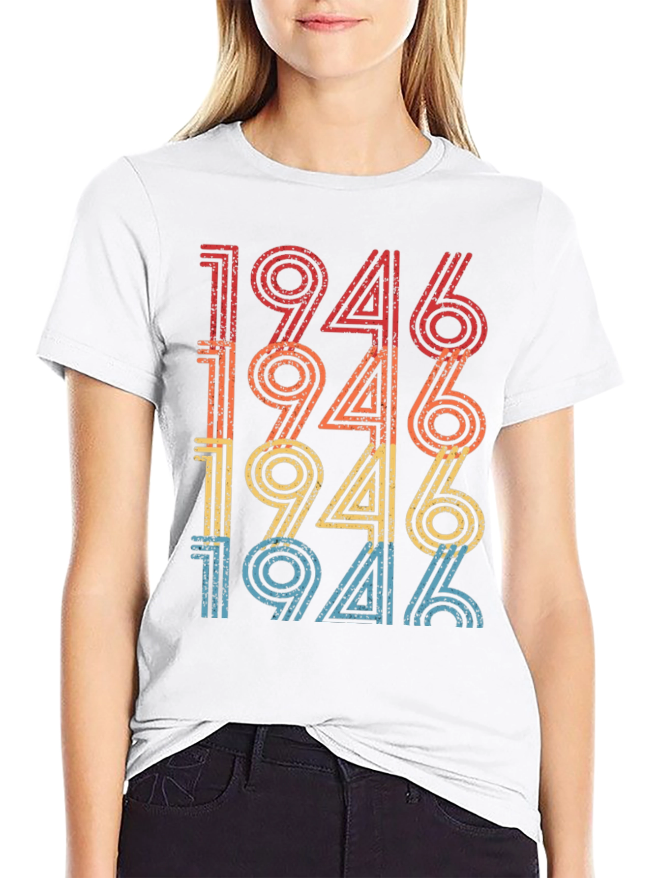 Retro 1946 Birthday Graphic T-Shirt