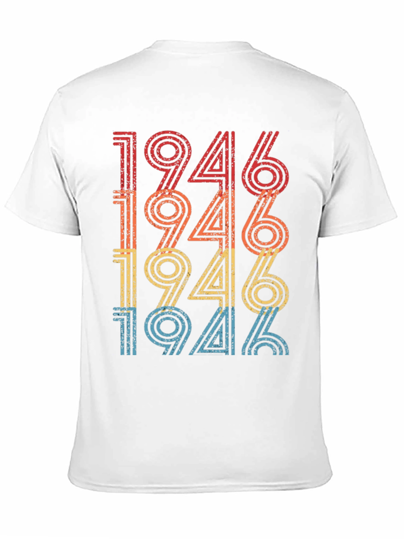 Retro 1946 Birthday Graphic T-Shirt