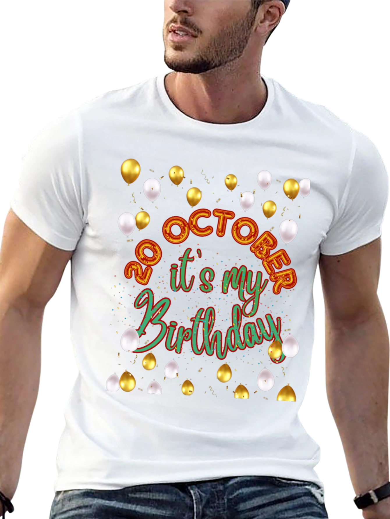 Birthday Celebration T-Shirt - 20 October