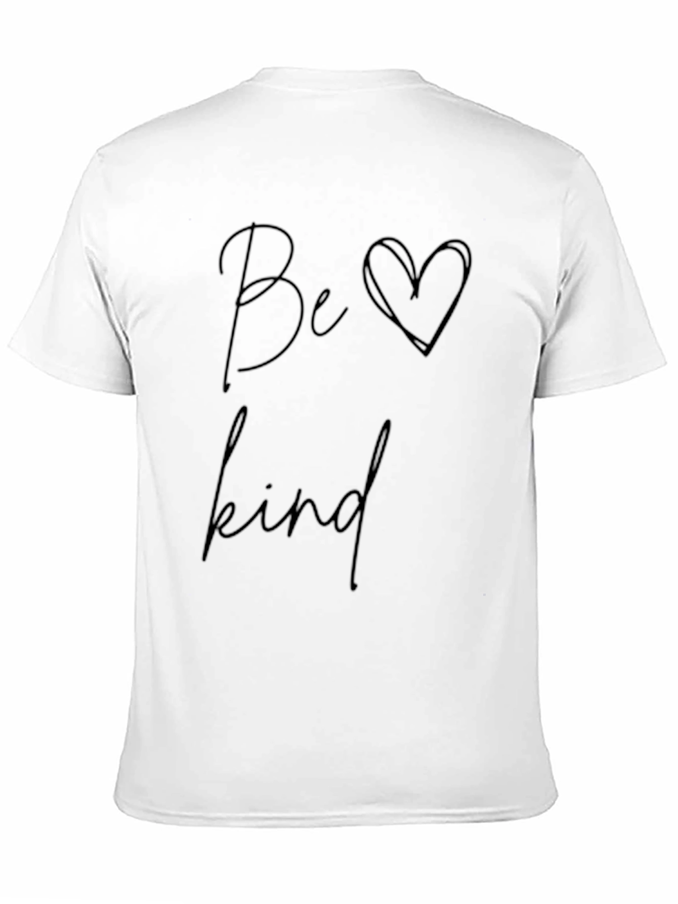 Be Kind Graphic Tee - Soft Black Cotton T-Shirt