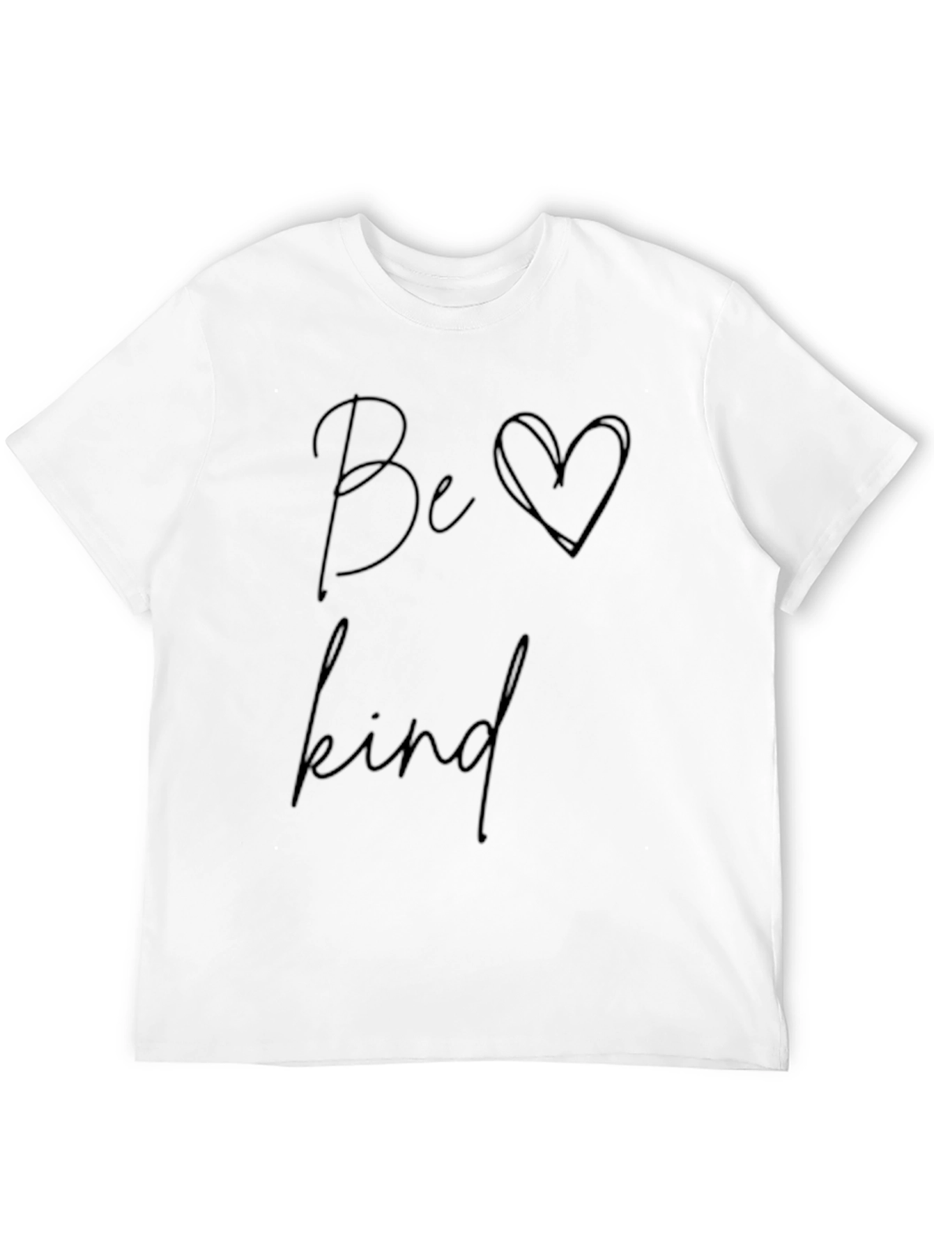 Be Kind Graphic Tee - Soft Black Cotton T-Shirt