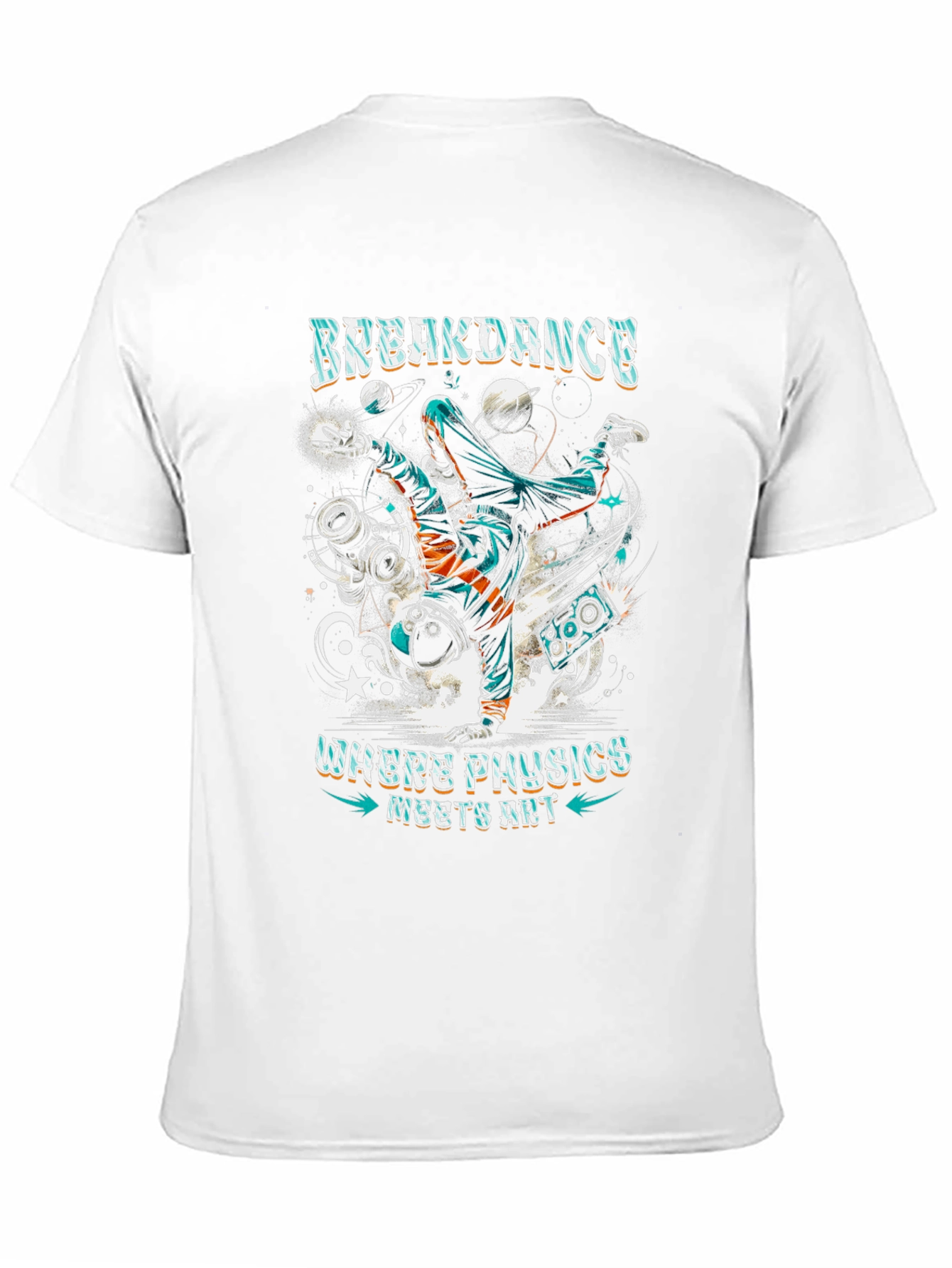 Breakdance Physics Meets Art T-Shirt