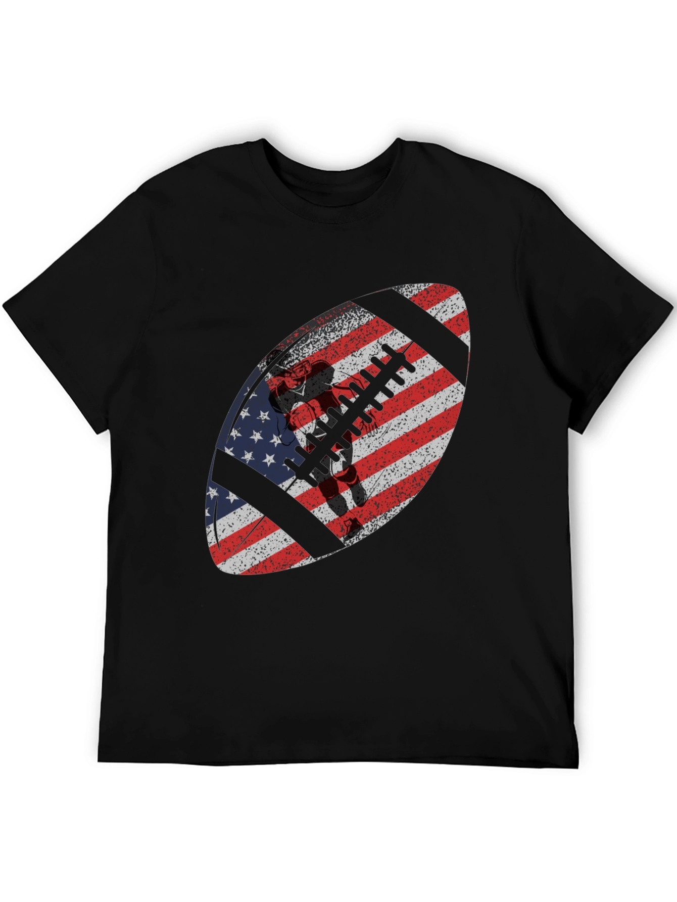 American Football Flag Graphic Tee