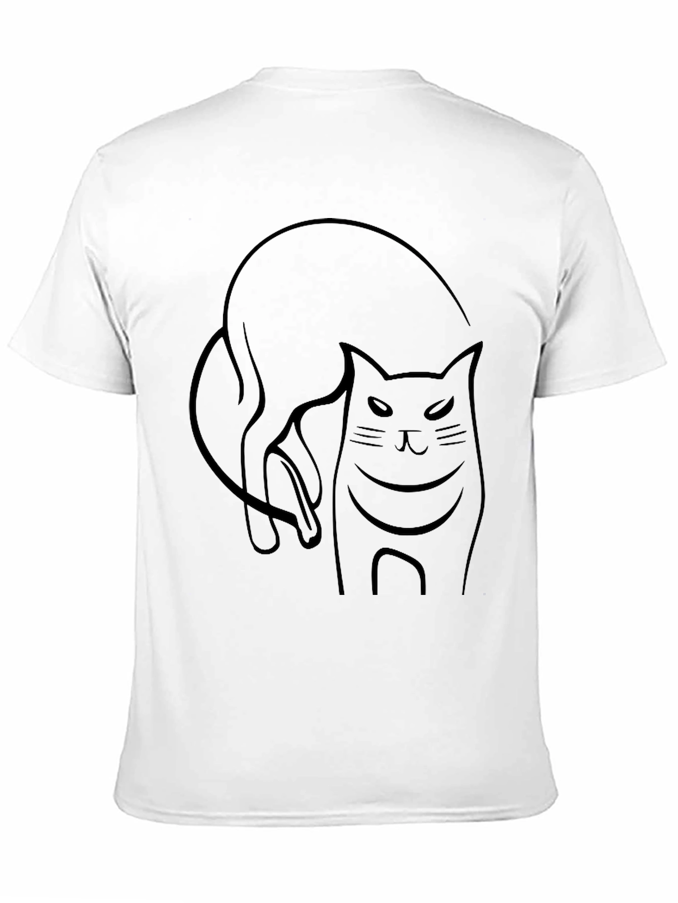 Black Cat Graphic Tee - Mens Comfort Fit