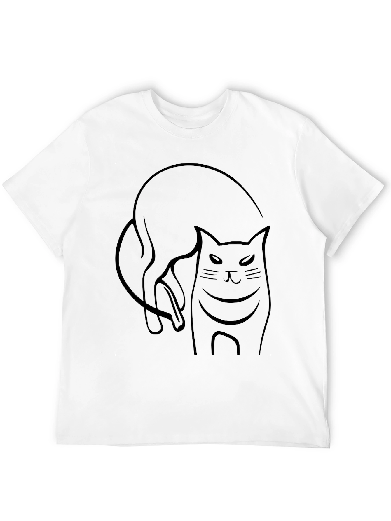 Black Cat Graphic Tee - Mens Comfort Fit