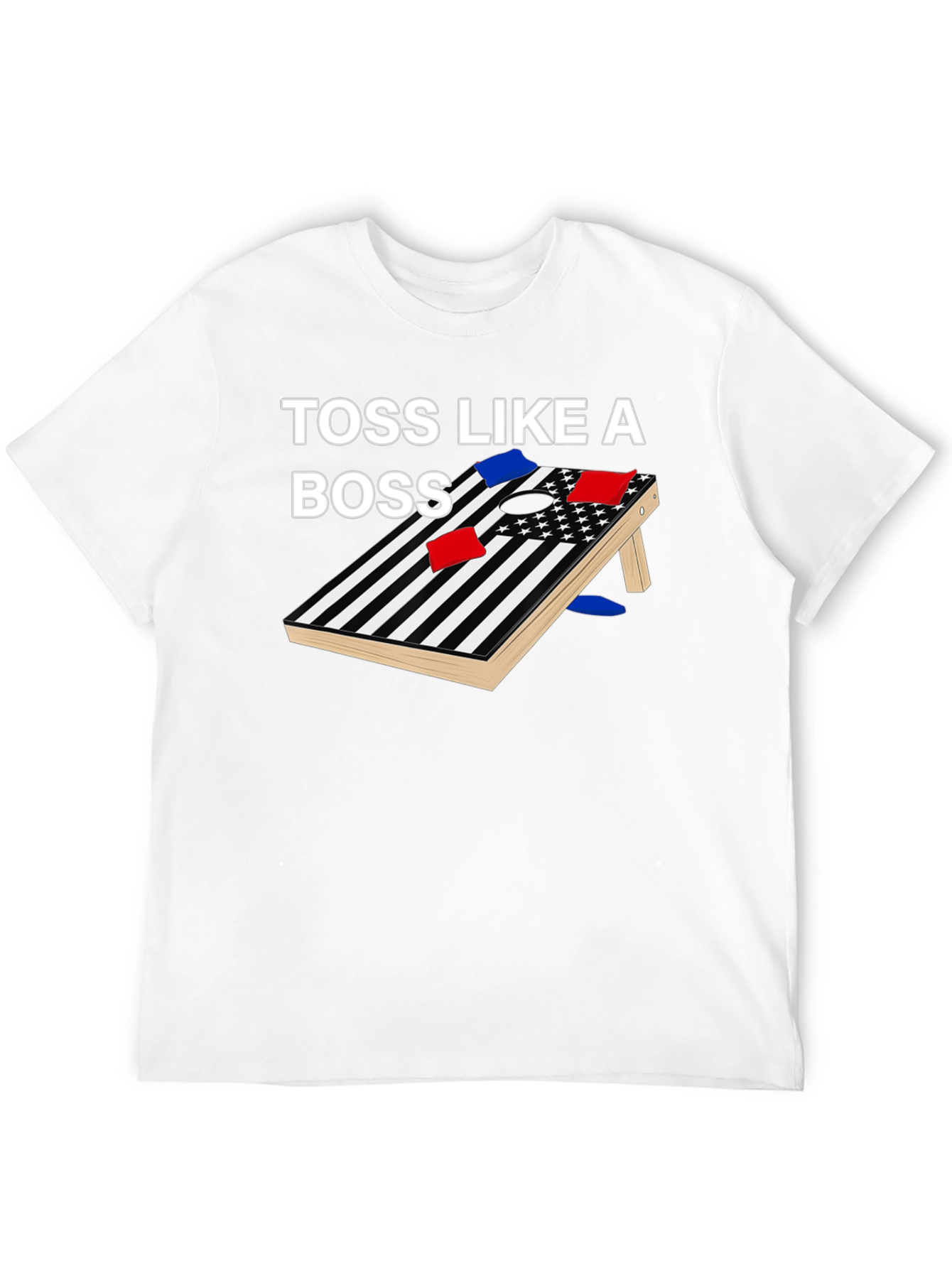 Toss Like A Boss Cornhole T-Shirt