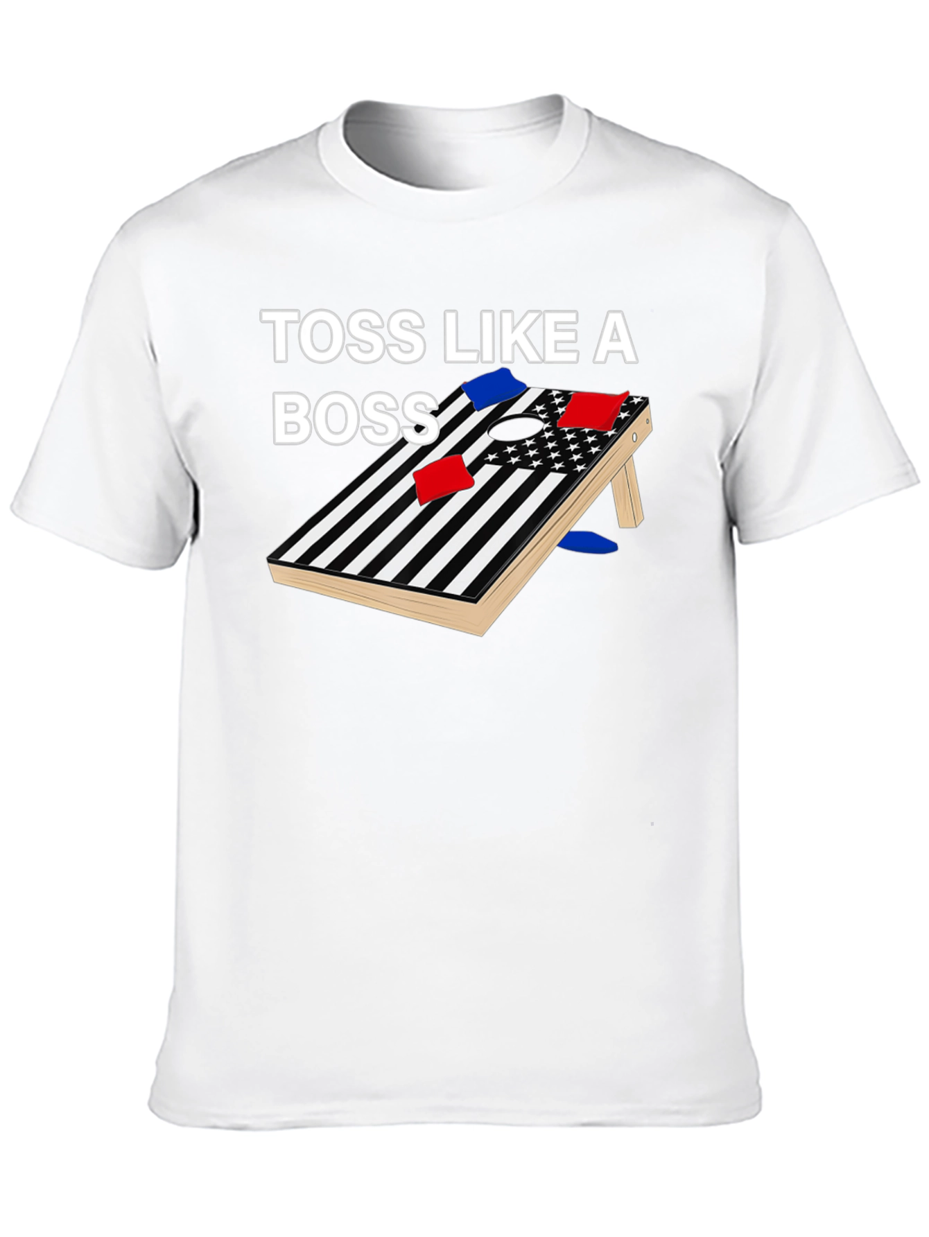 Toss Like A Boss Cornhole T-Shirt