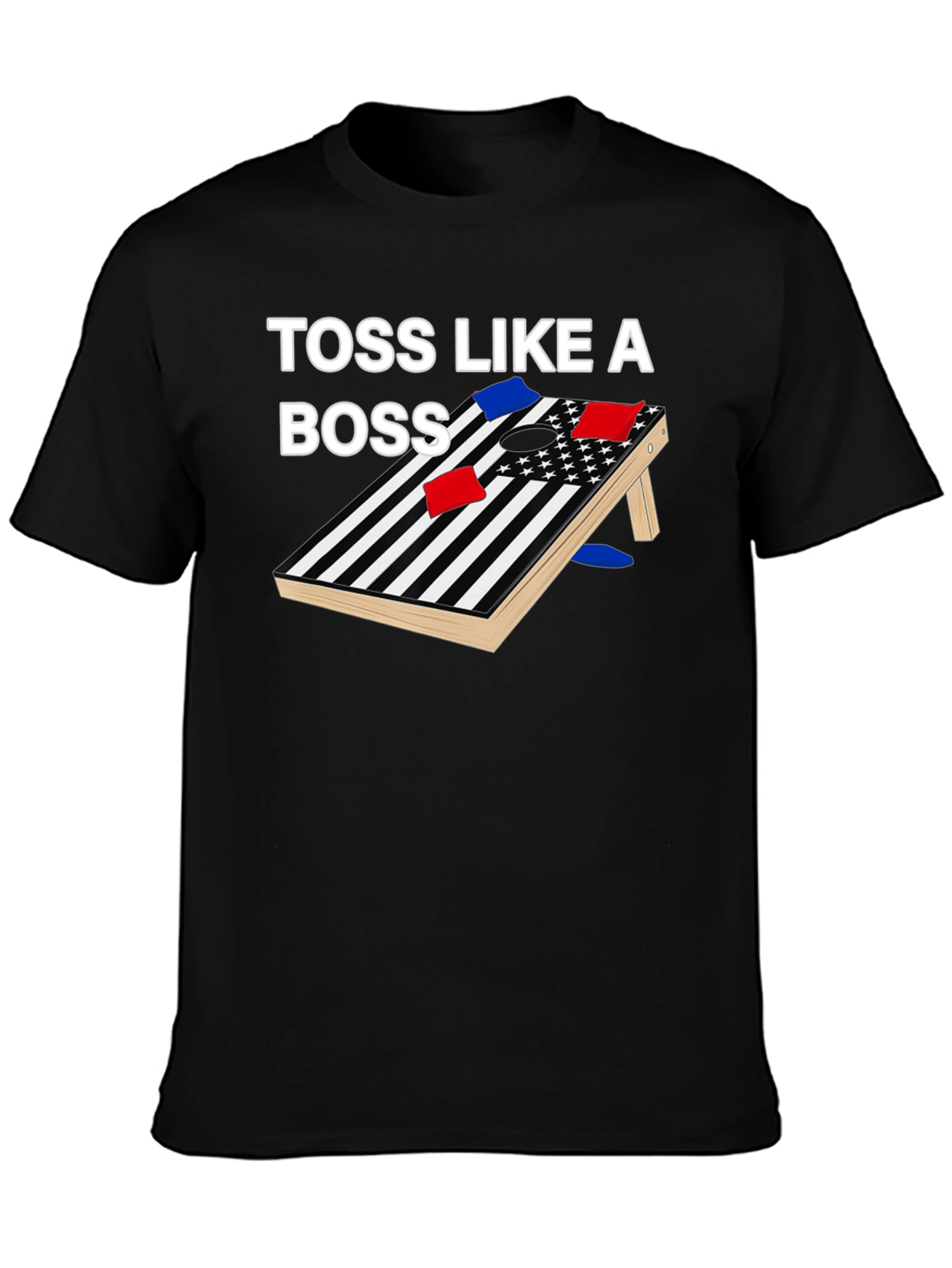 Toss Like A Boss Cornhole T-Shirt