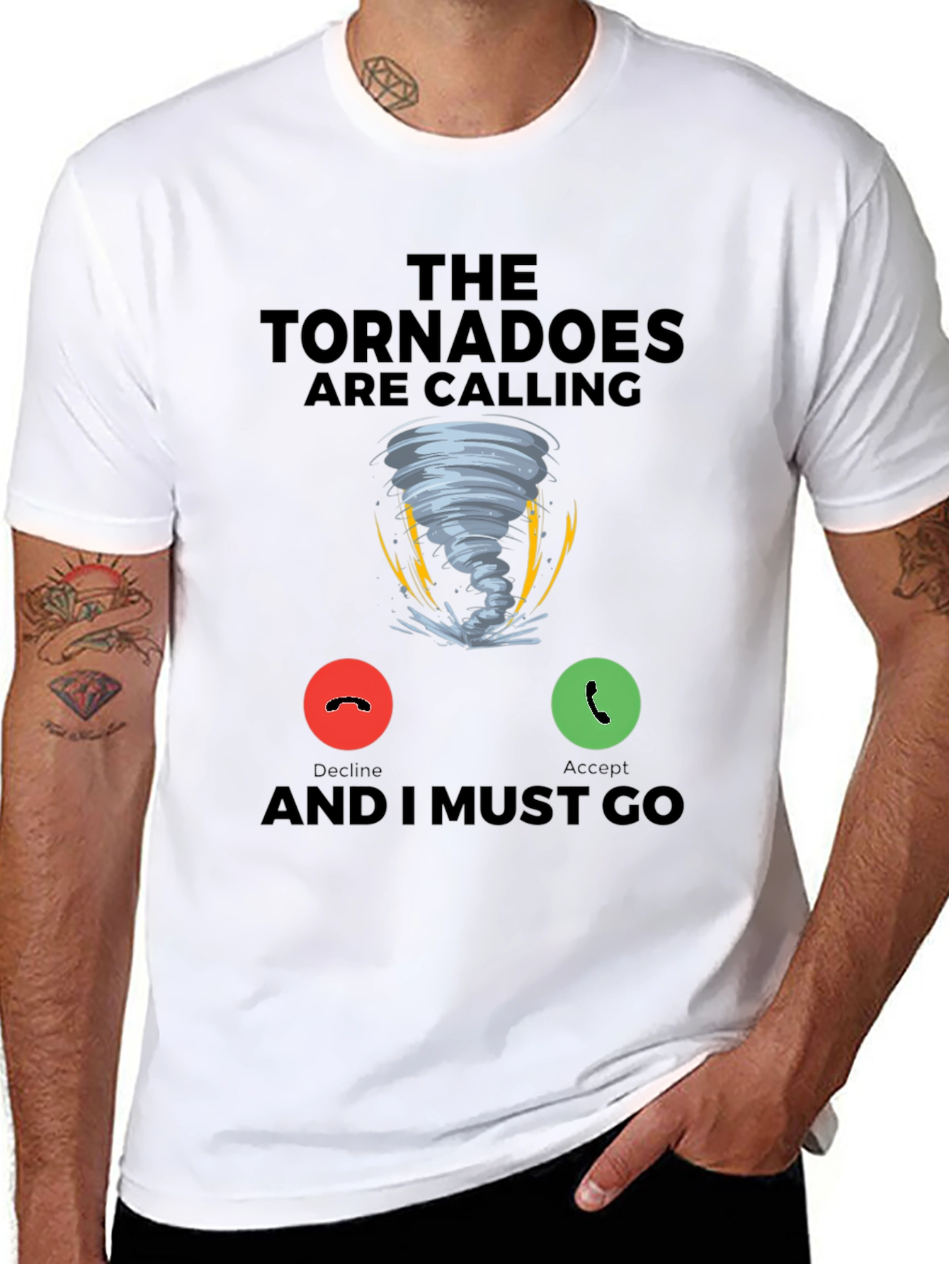 Tornado Calling Graphic T-Shirt