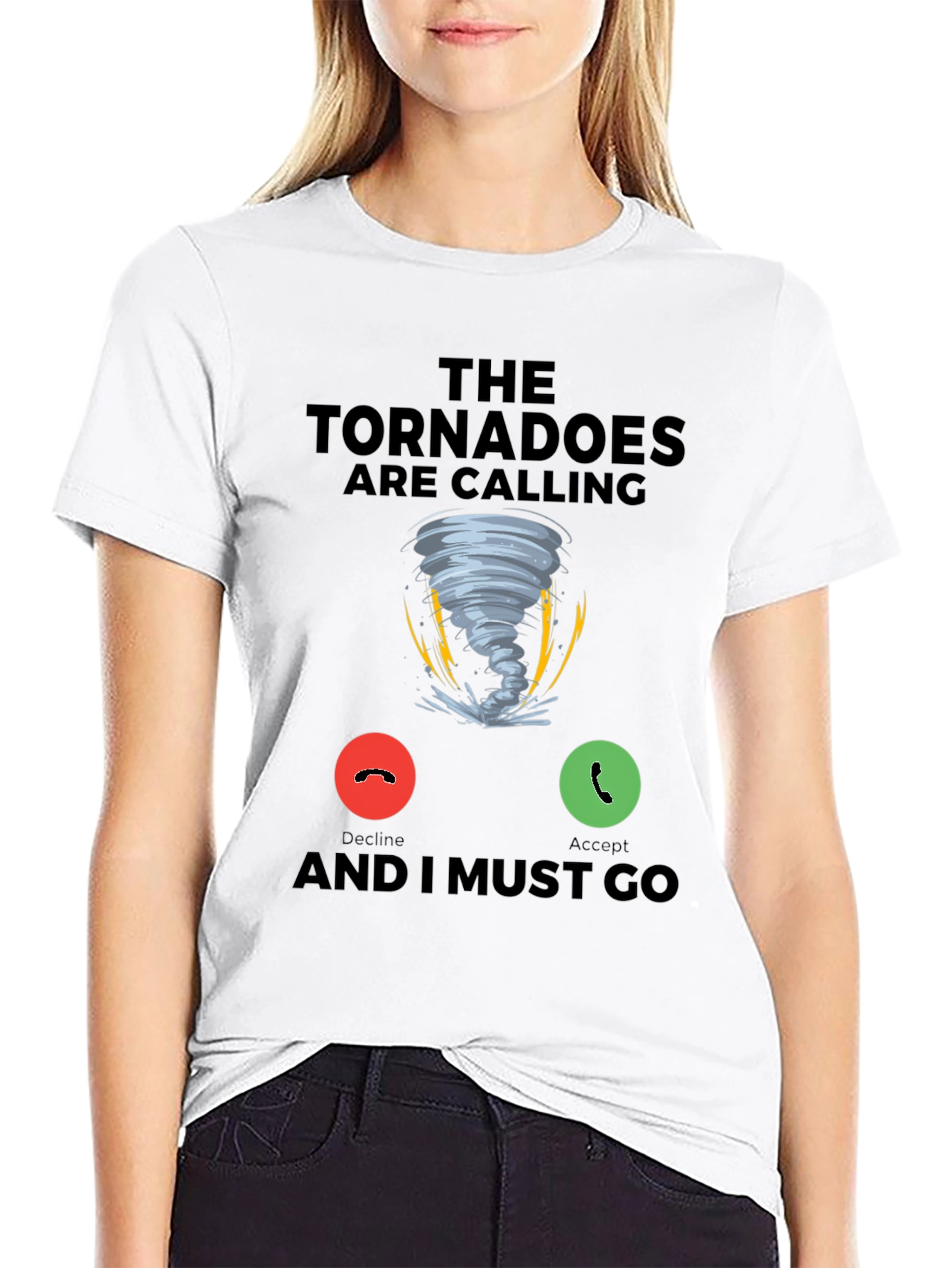 Tornado Calling Graphic T-Shirt