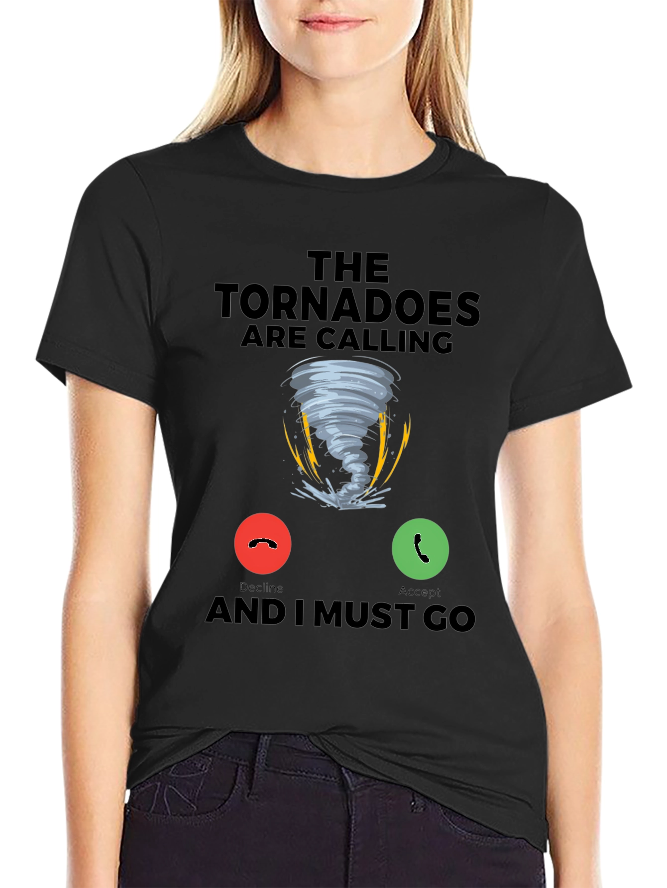 Tornado Calling Graphic T-Shirt
