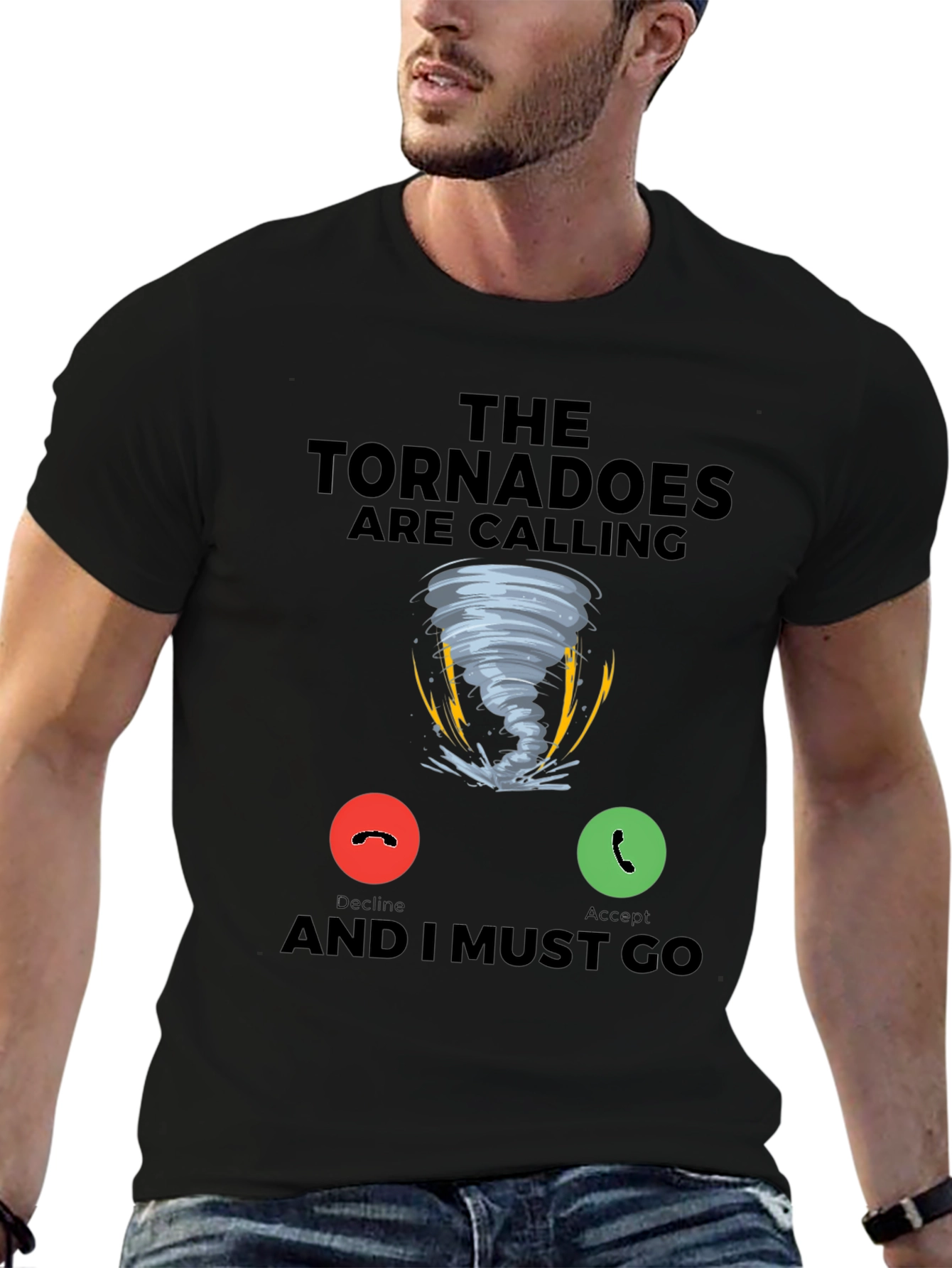 Tornado Calling Graphic T-Shirt