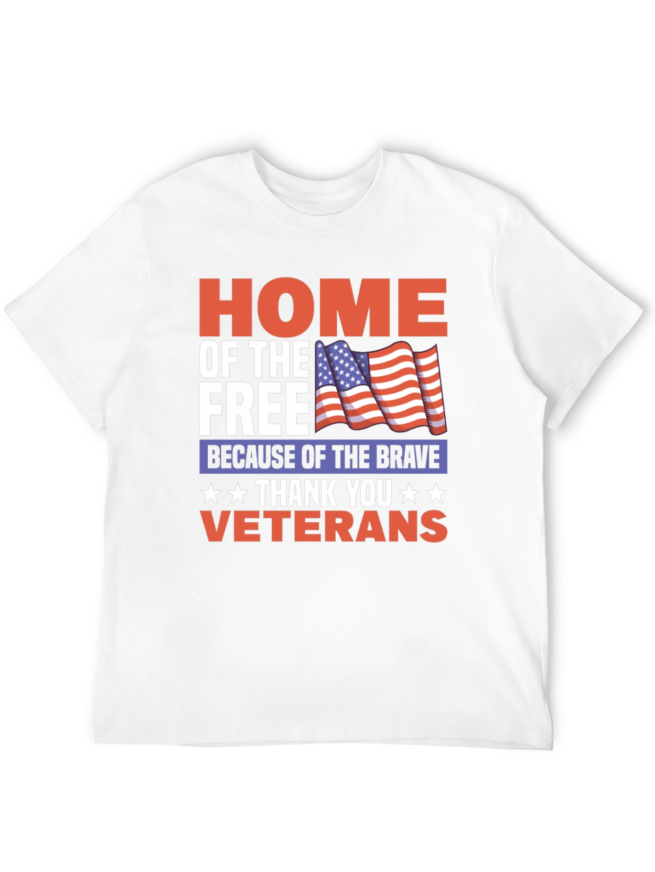 Home of the Free Veterans T-Shirt